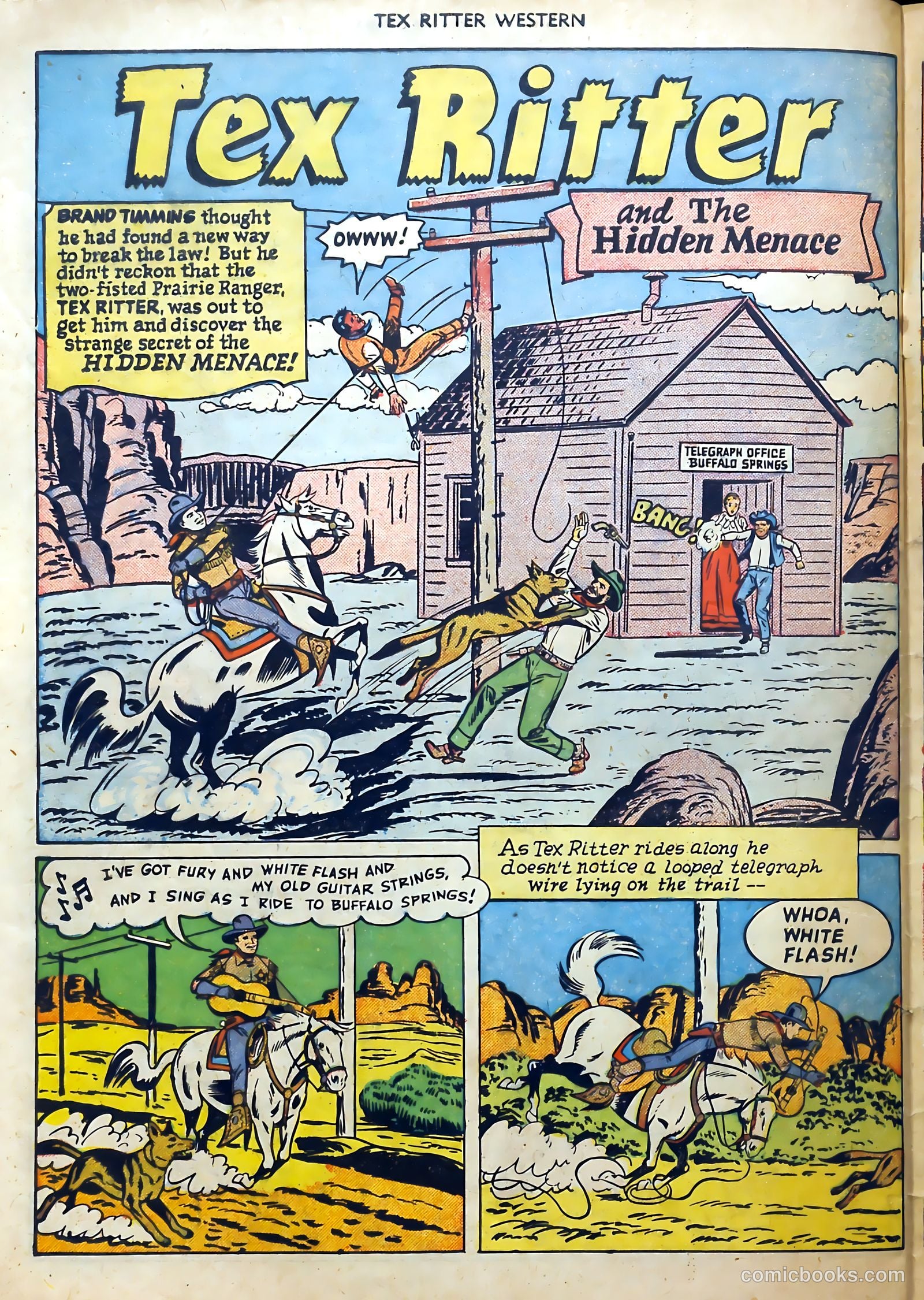 Tex Ritter Western #1 (1950) — page 30 of 40