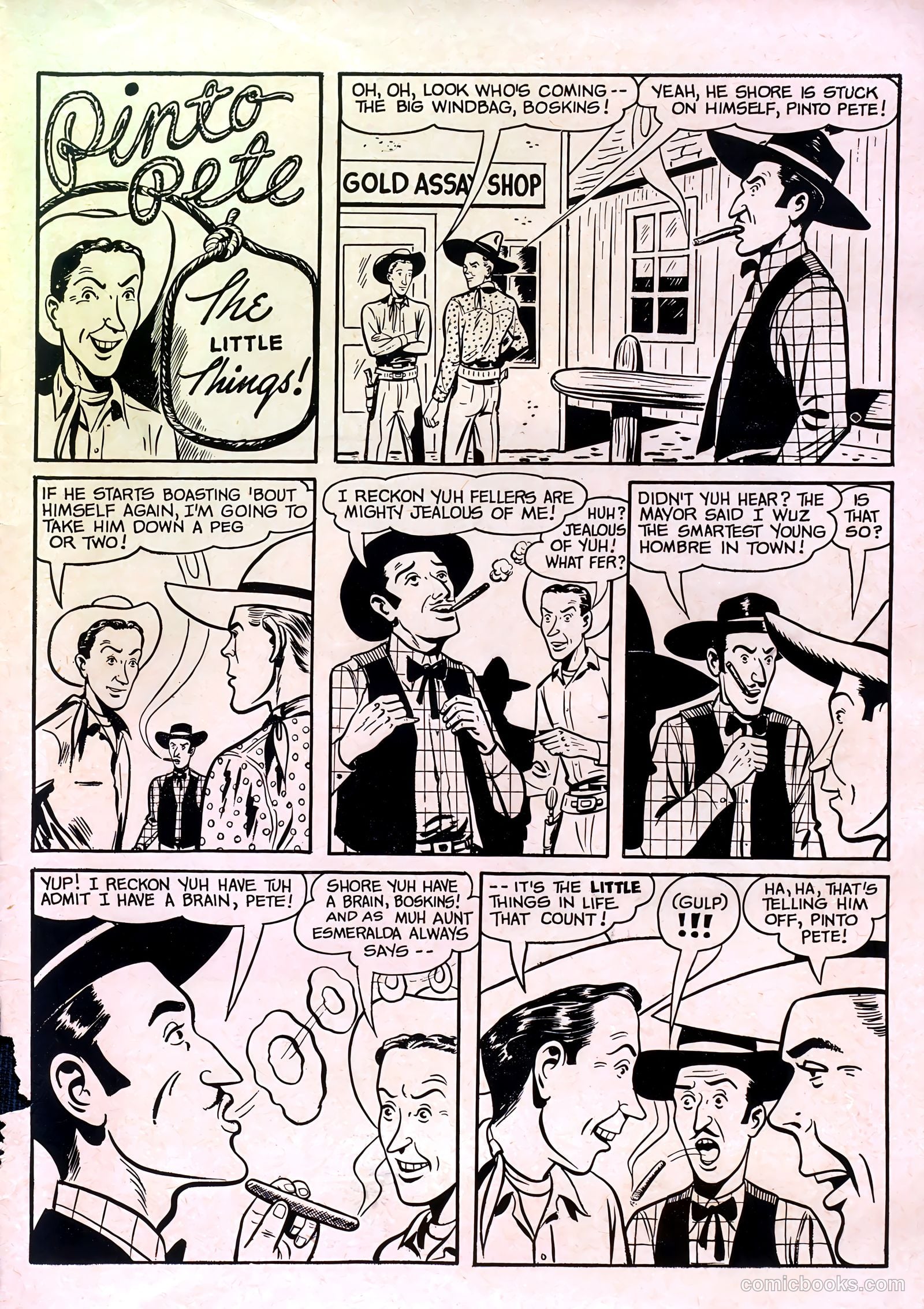 Tex Ritter Western #1 (1950) — page 37 of 40
