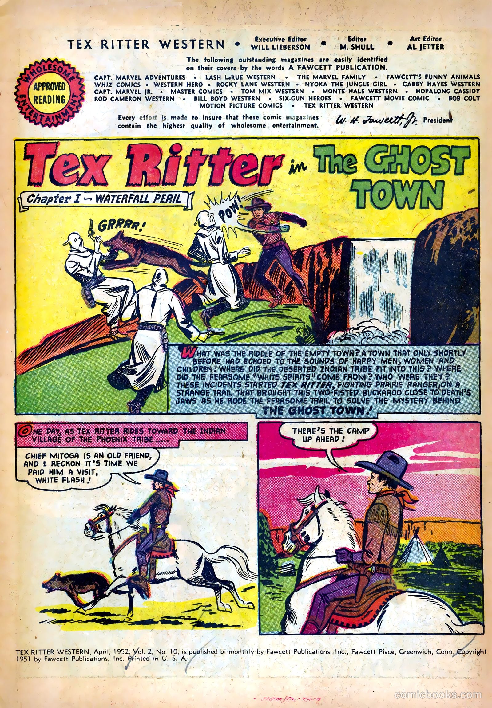 Tex Ritter Western #10 (1952) — page 3 of 36