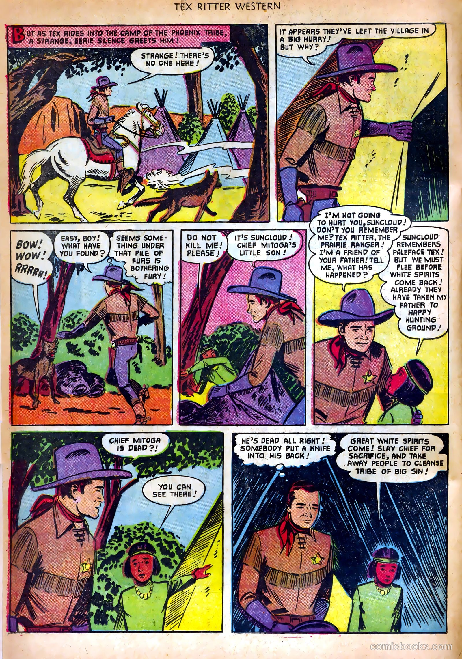Tex Ritter Western #10 (1952) — page 4 of 36