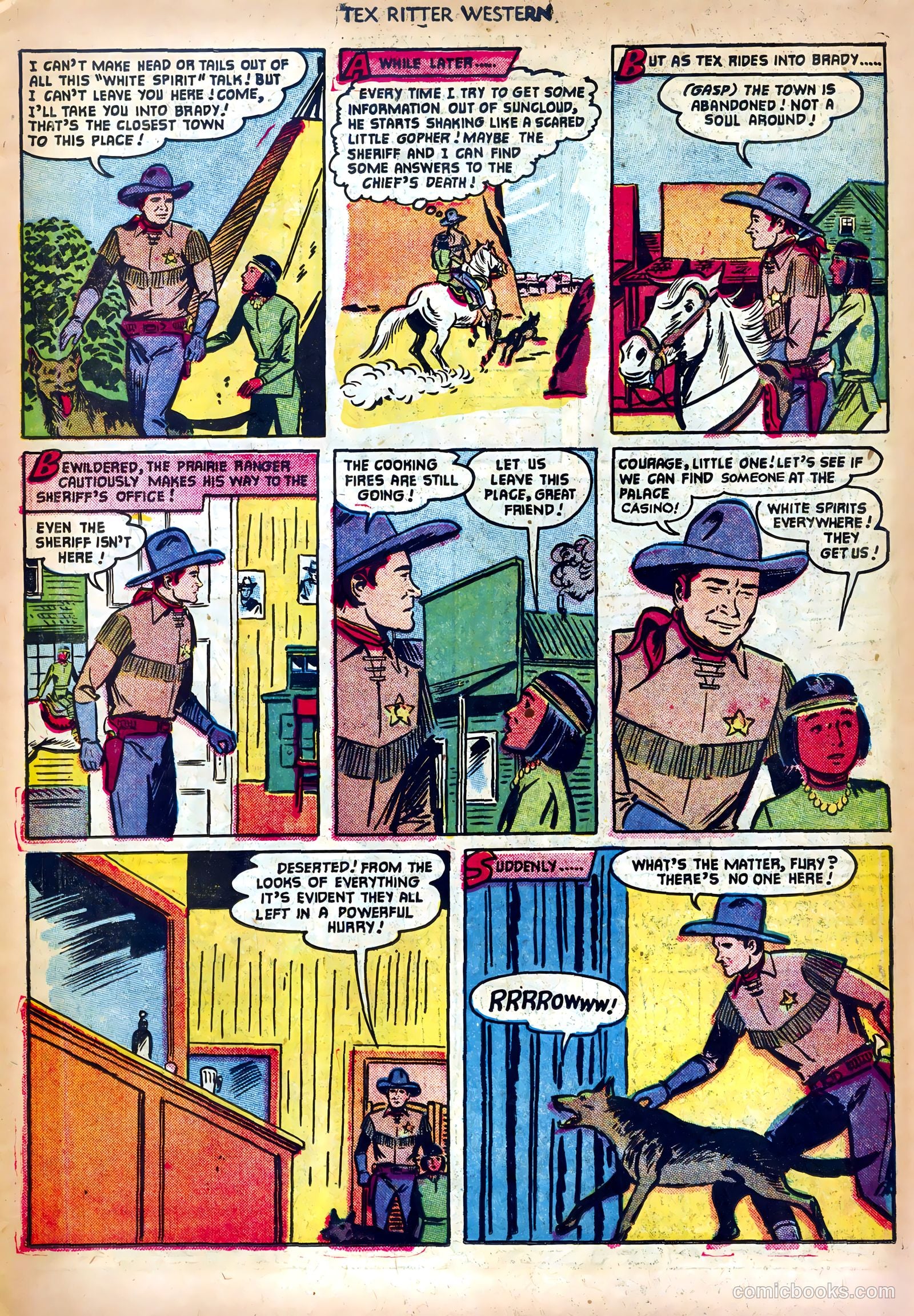 Tex Ritter Western #10 (1952) — page 5 of 36