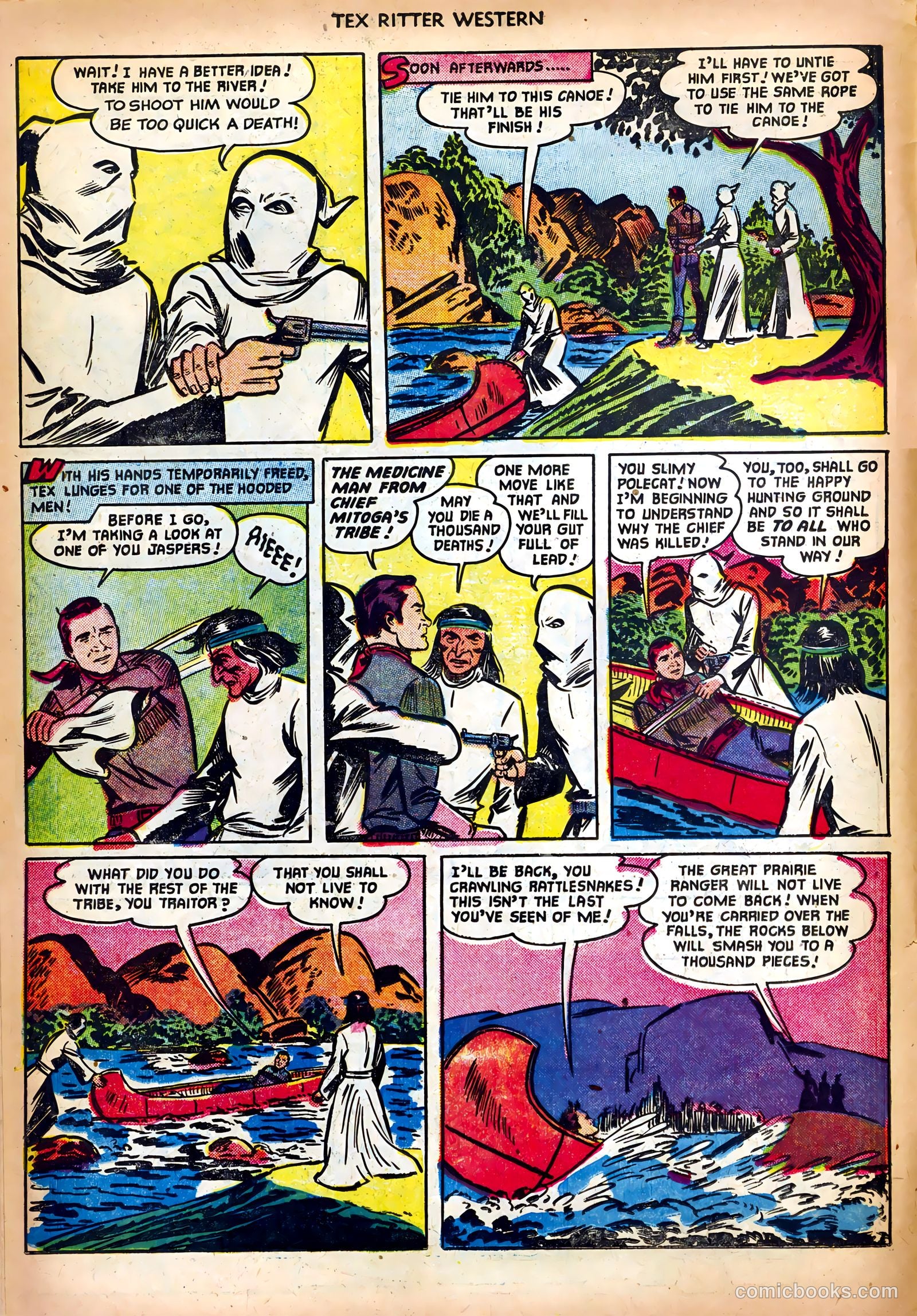 Tex Ritter Western #10 (1952) — page 8 of 36