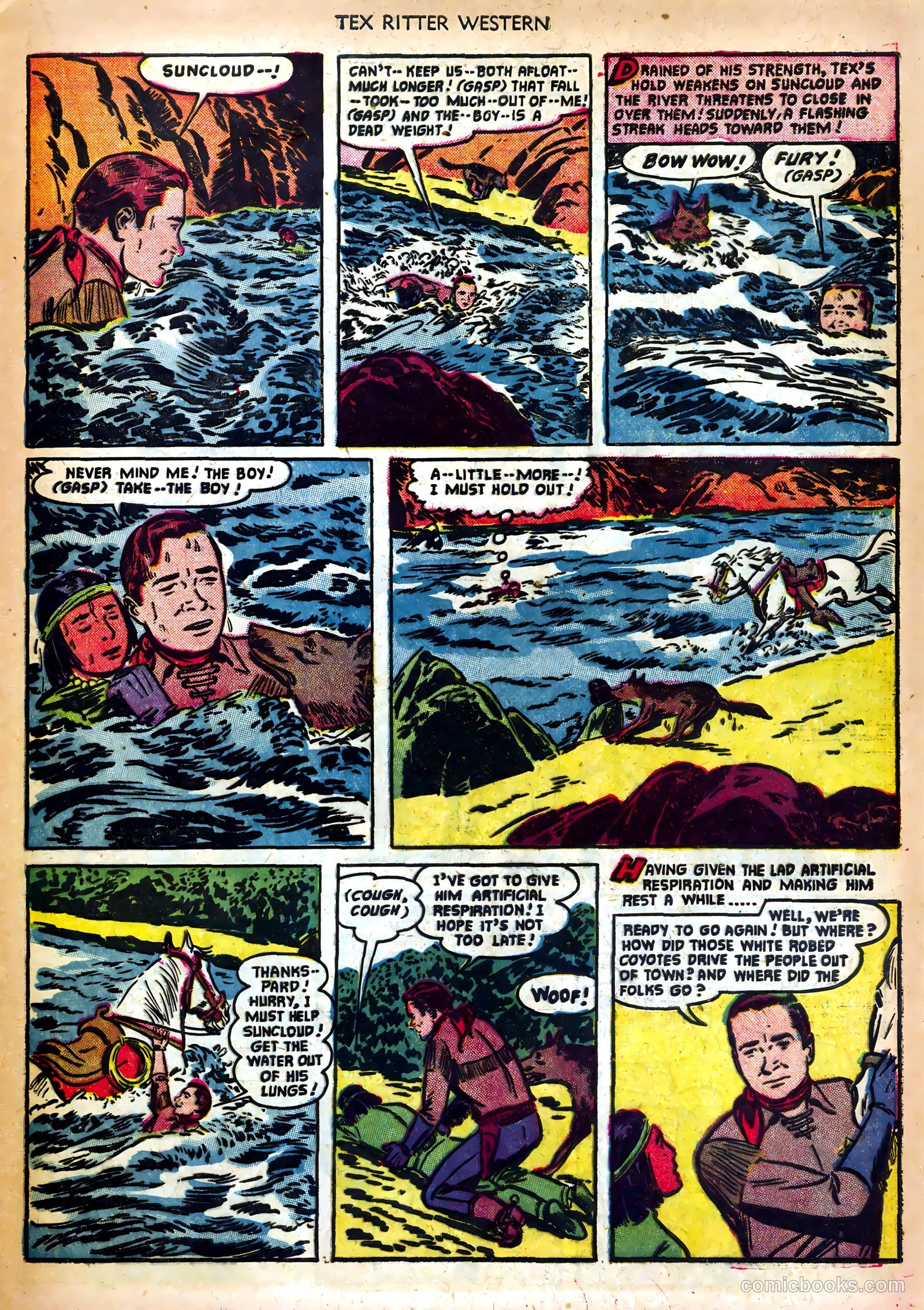 Tex Ritter Western #10 (1952) — page 15 of 36
