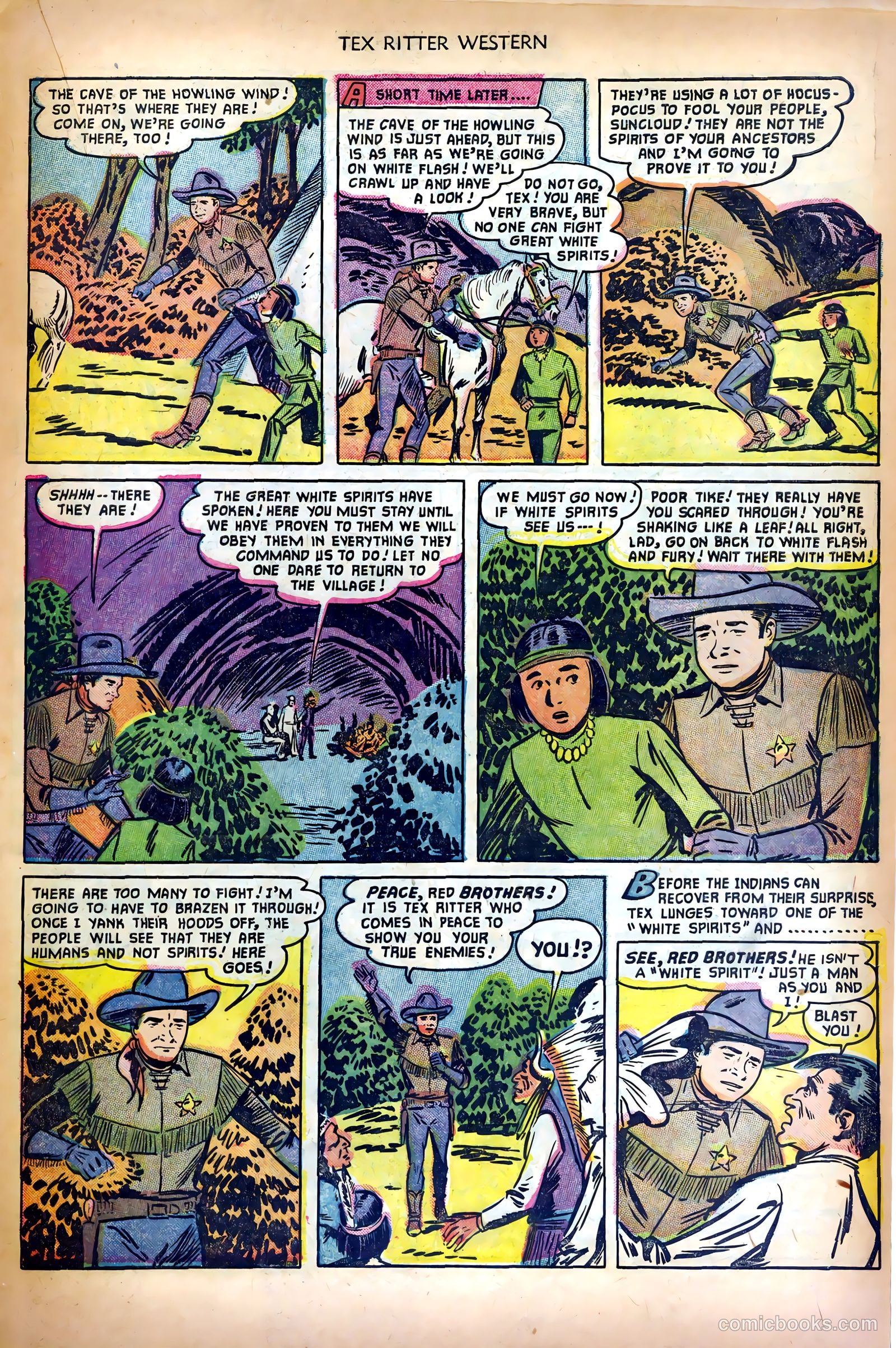 Tex Ritter Western #10 (1952) — page 19 of 36