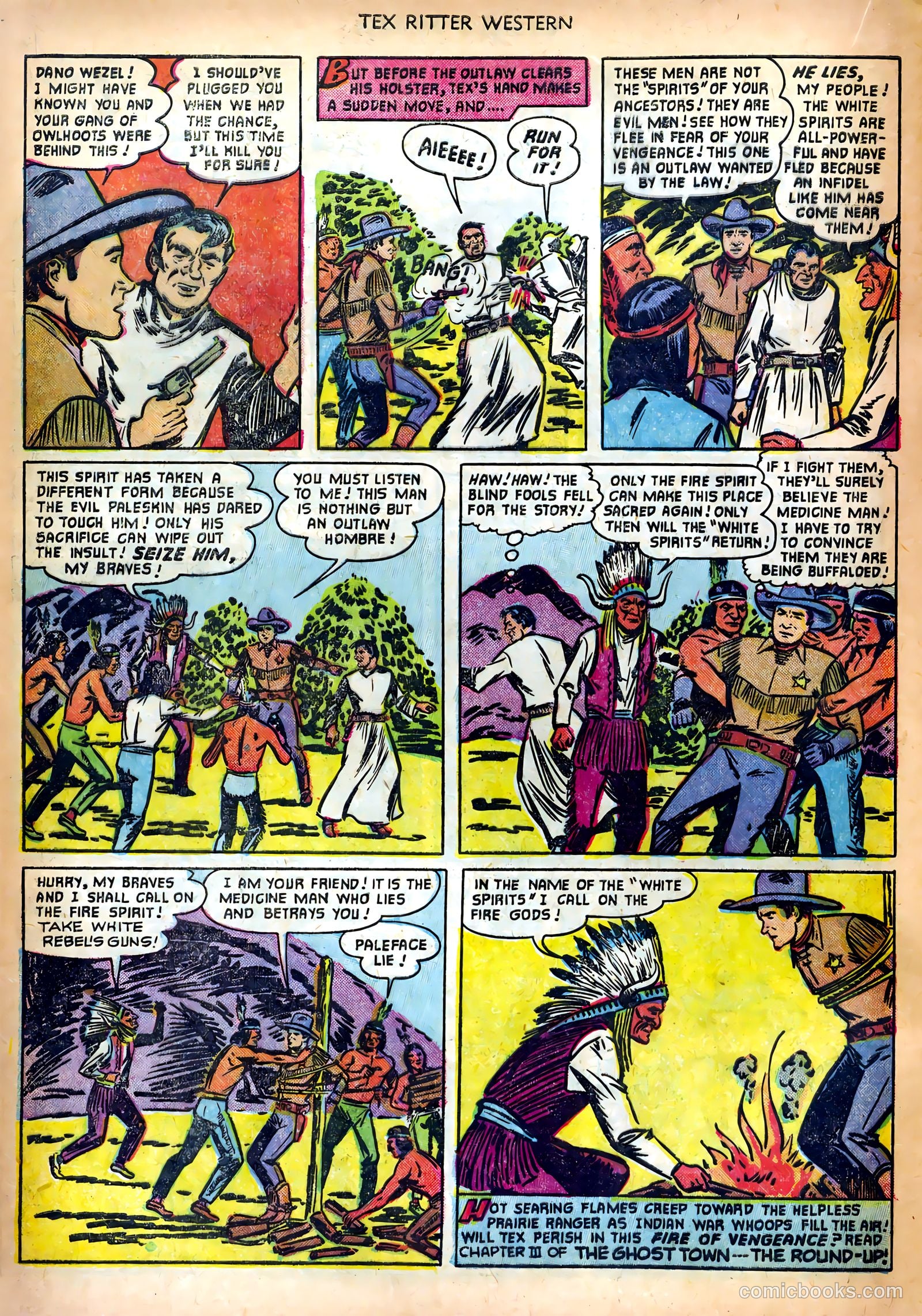 Tex Ritter Western #10 (1952) — page 20 of 36