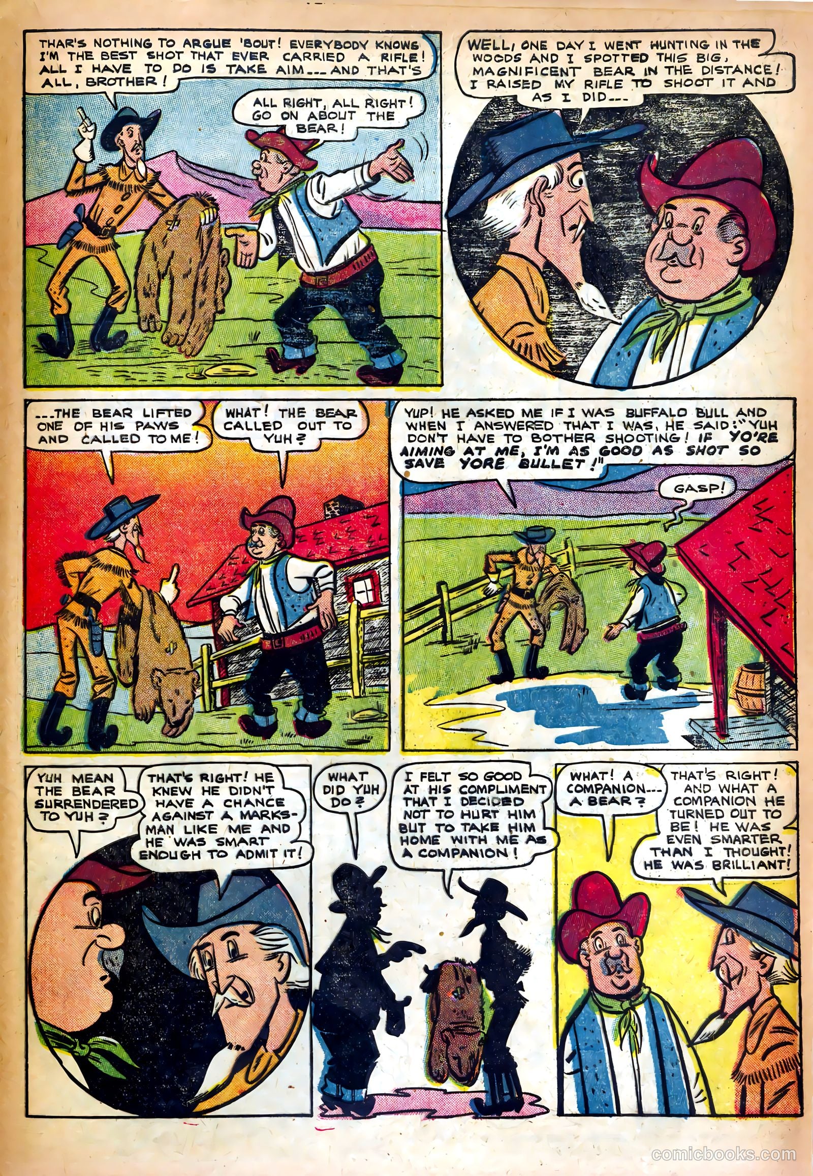 Tex Ritter Western #10 (1952) — page 23 of 36