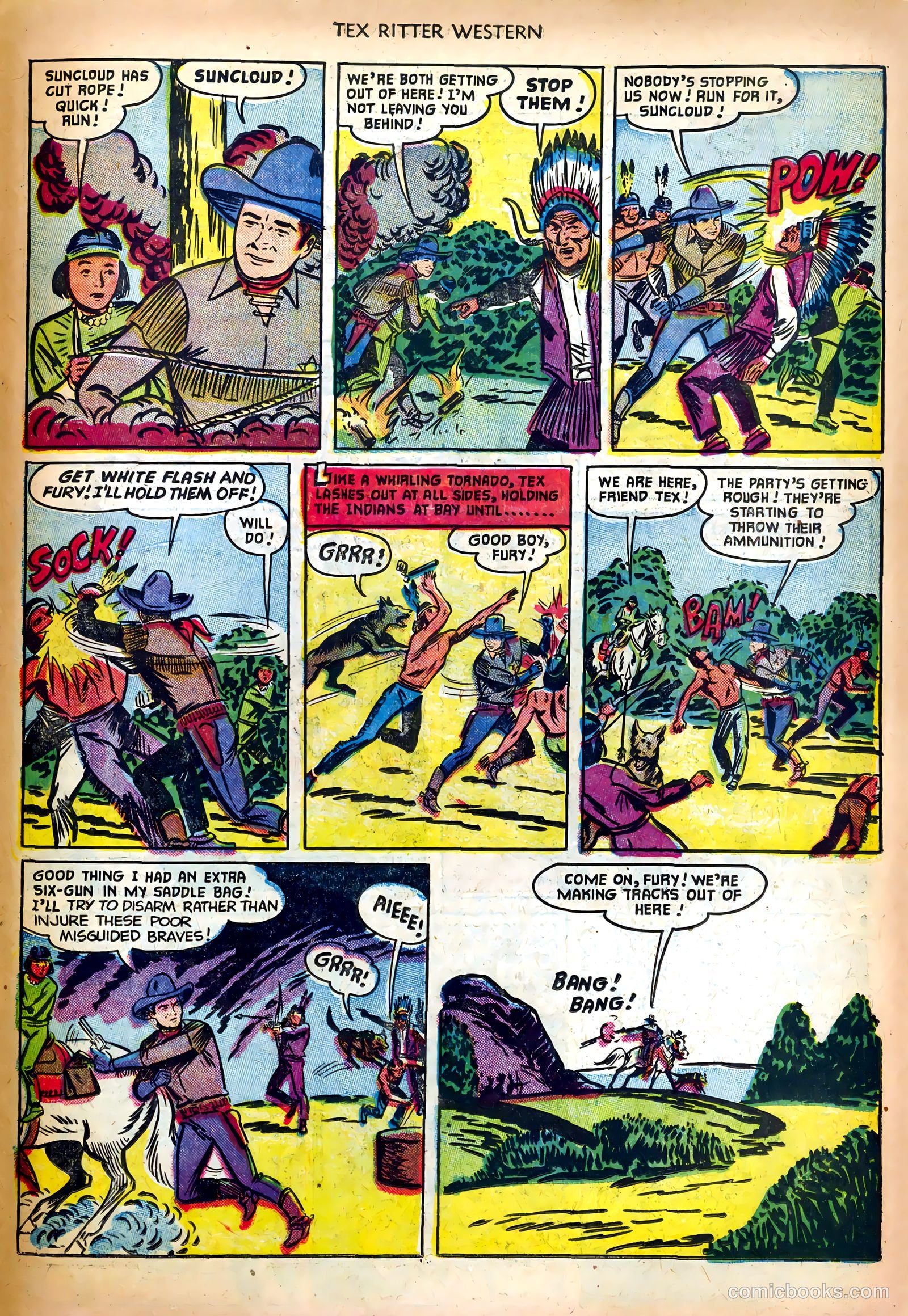 Tex Ritter Western #10 (1952) — page 29 of 36