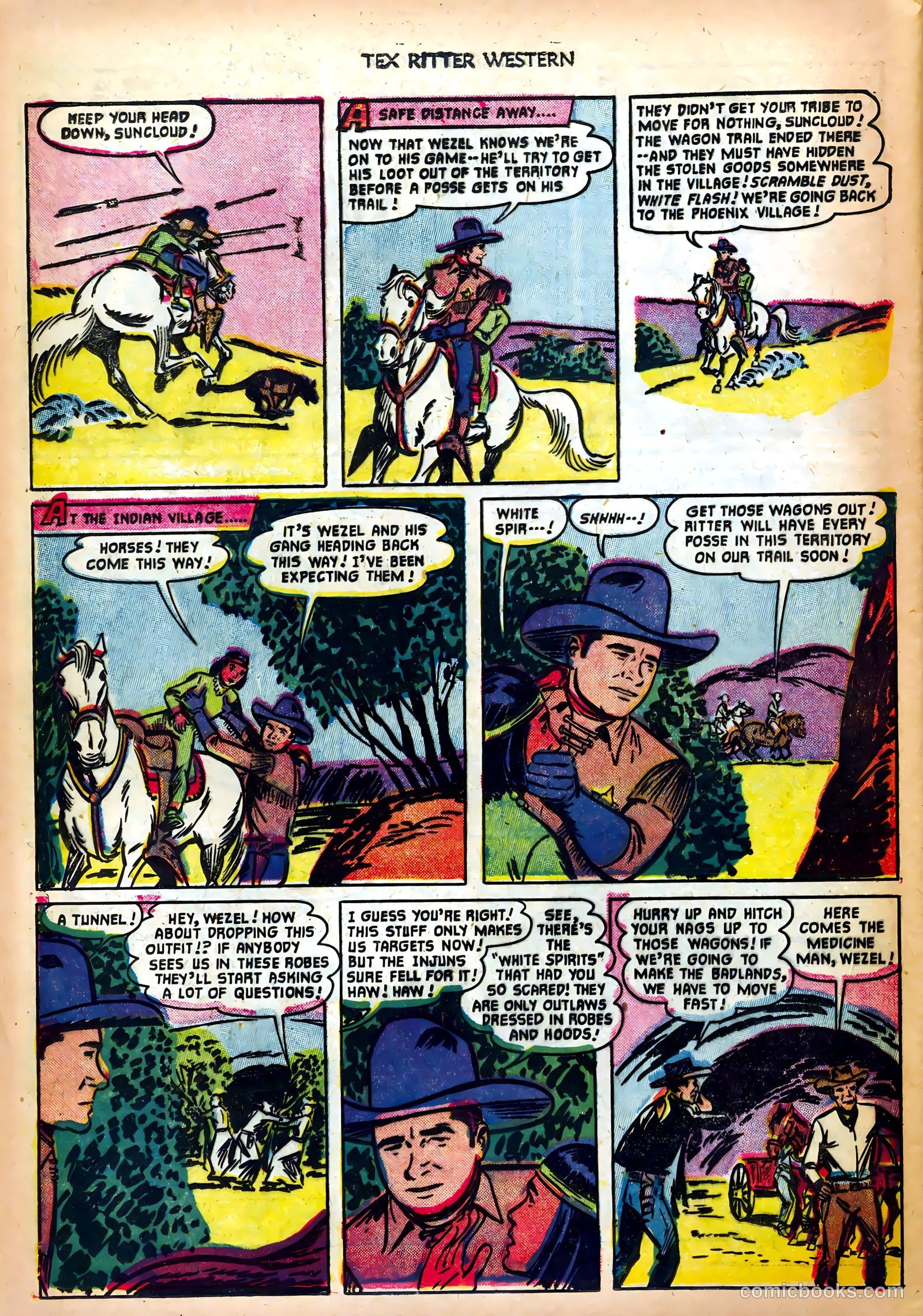 Tex Ritter Western #10 (1952) — page 30 of 36