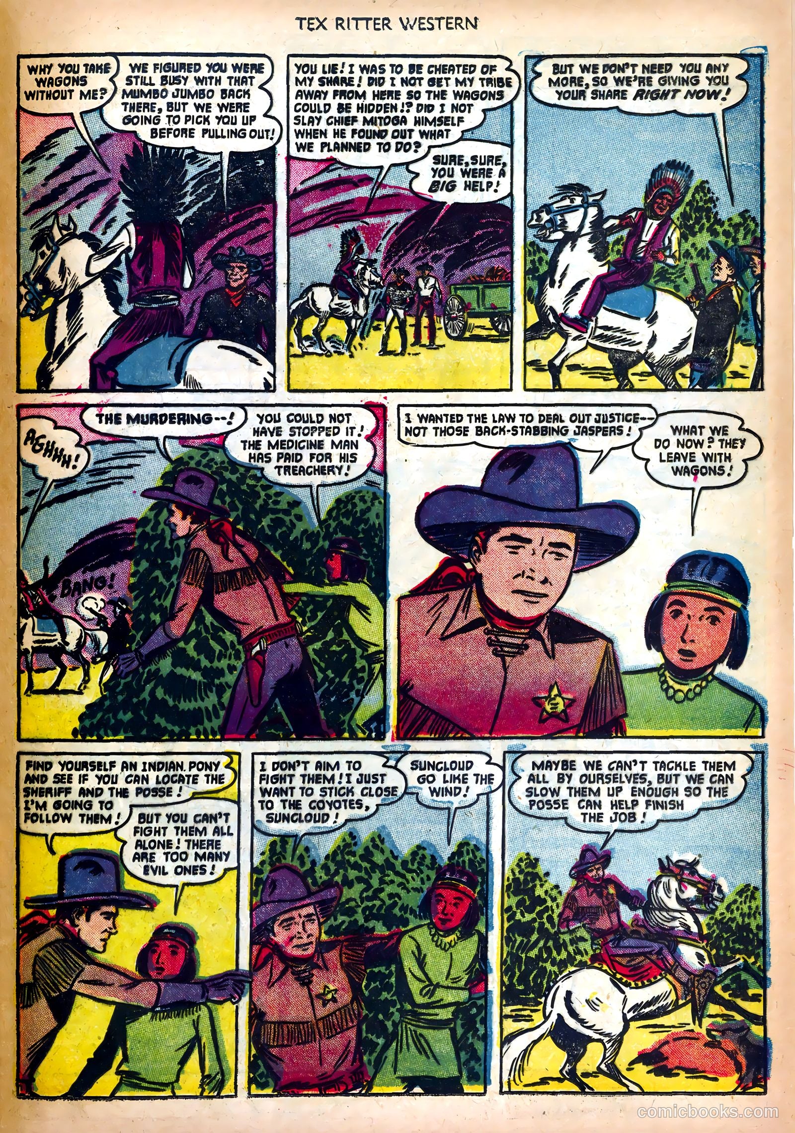 Tex Ritter Western #10 (1952) — page 31 of 36