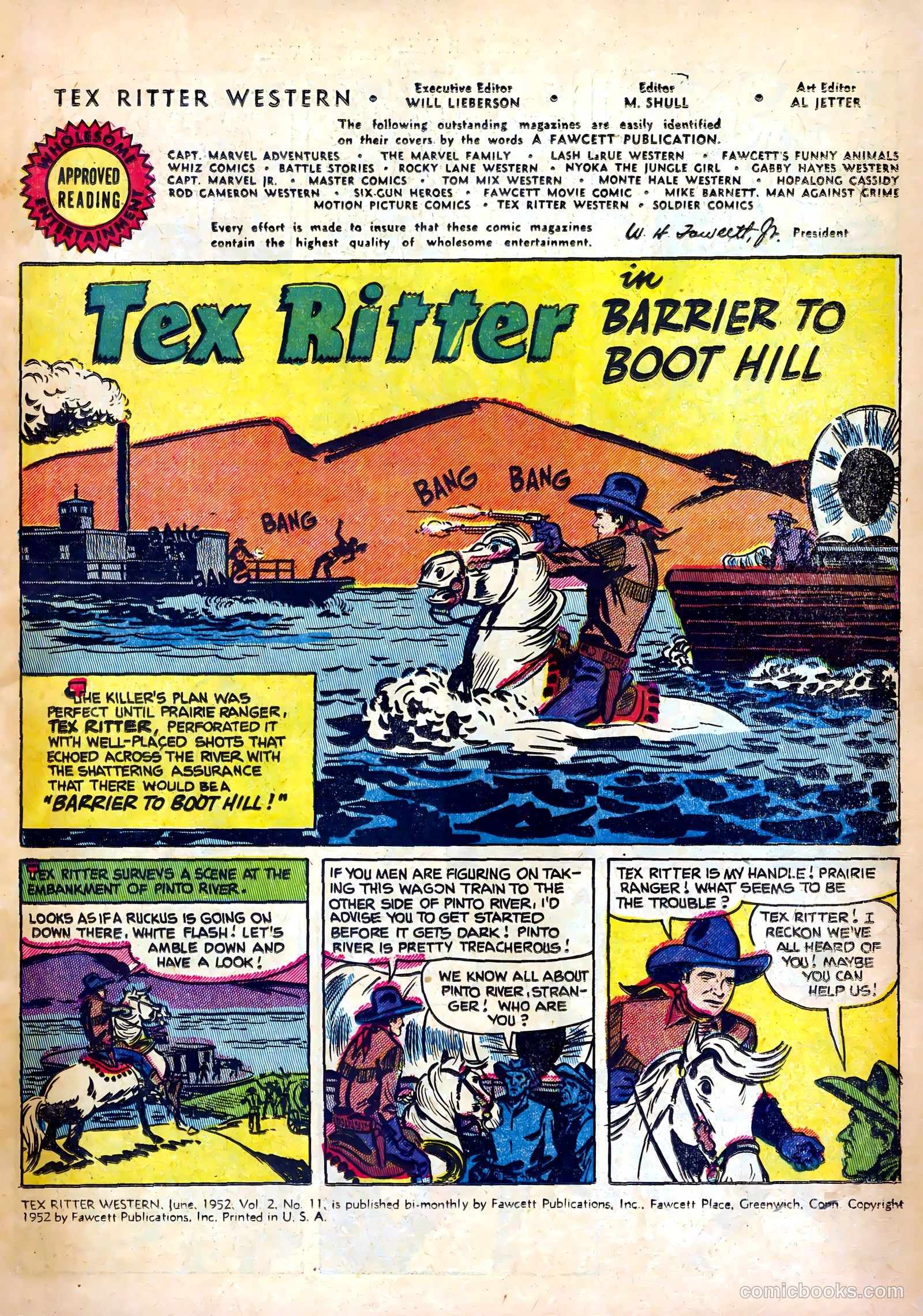 Tex Ritter Western #11 (1952) — page 3 of 36