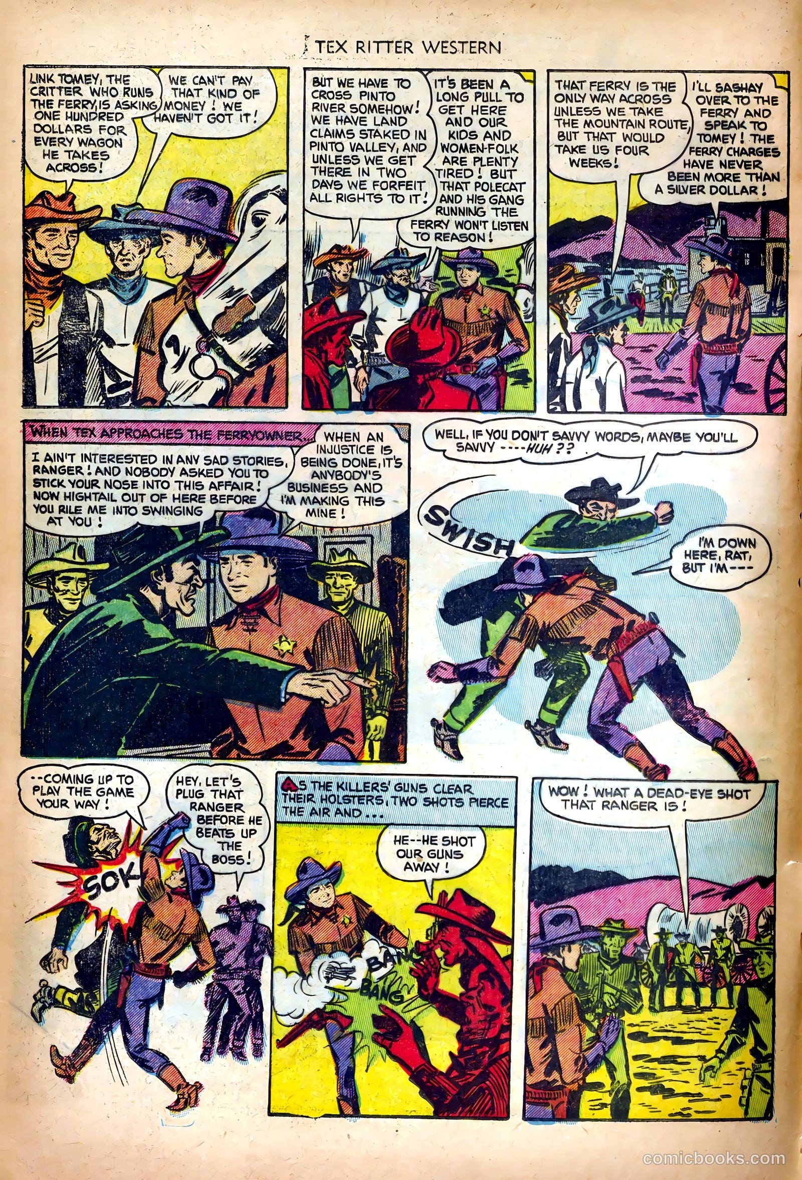 Tex Ritter Western #11 (1952) — page 4 of 36
