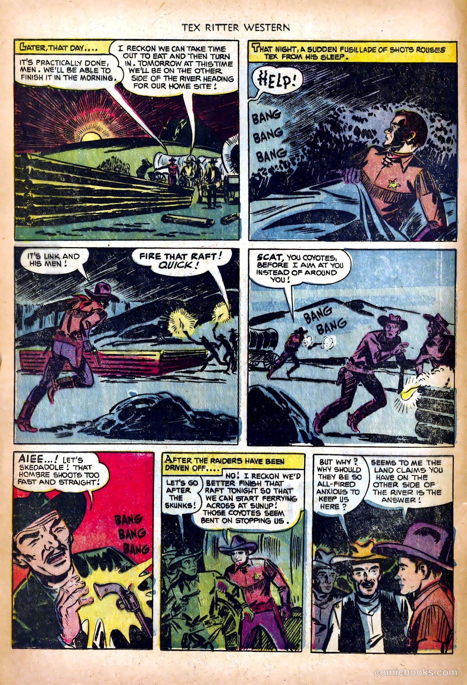 Tex Ritter Western #11 (1952) — page 6 of 36