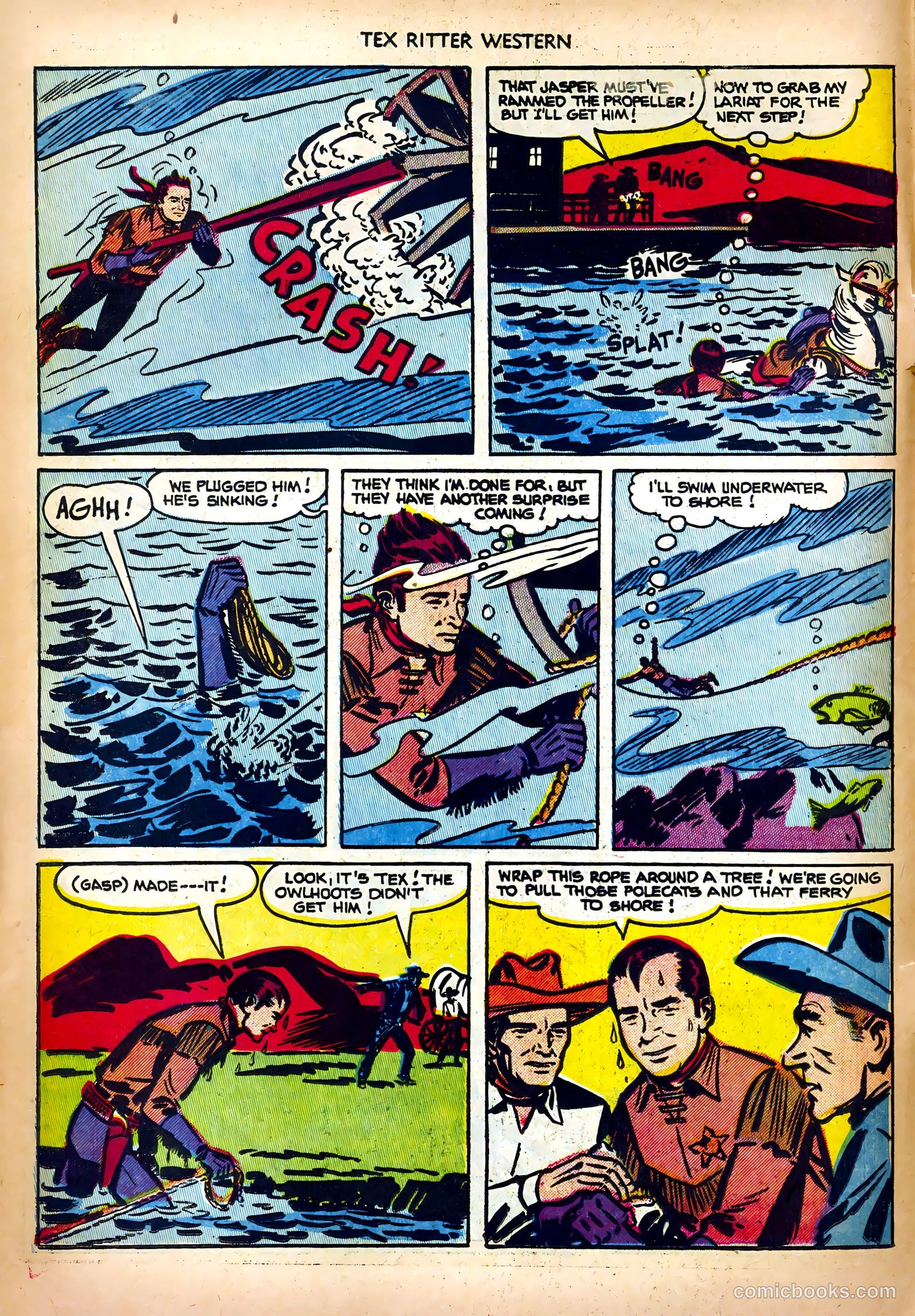 Tex Ritter Western #11 (1952) — page 8 of 36