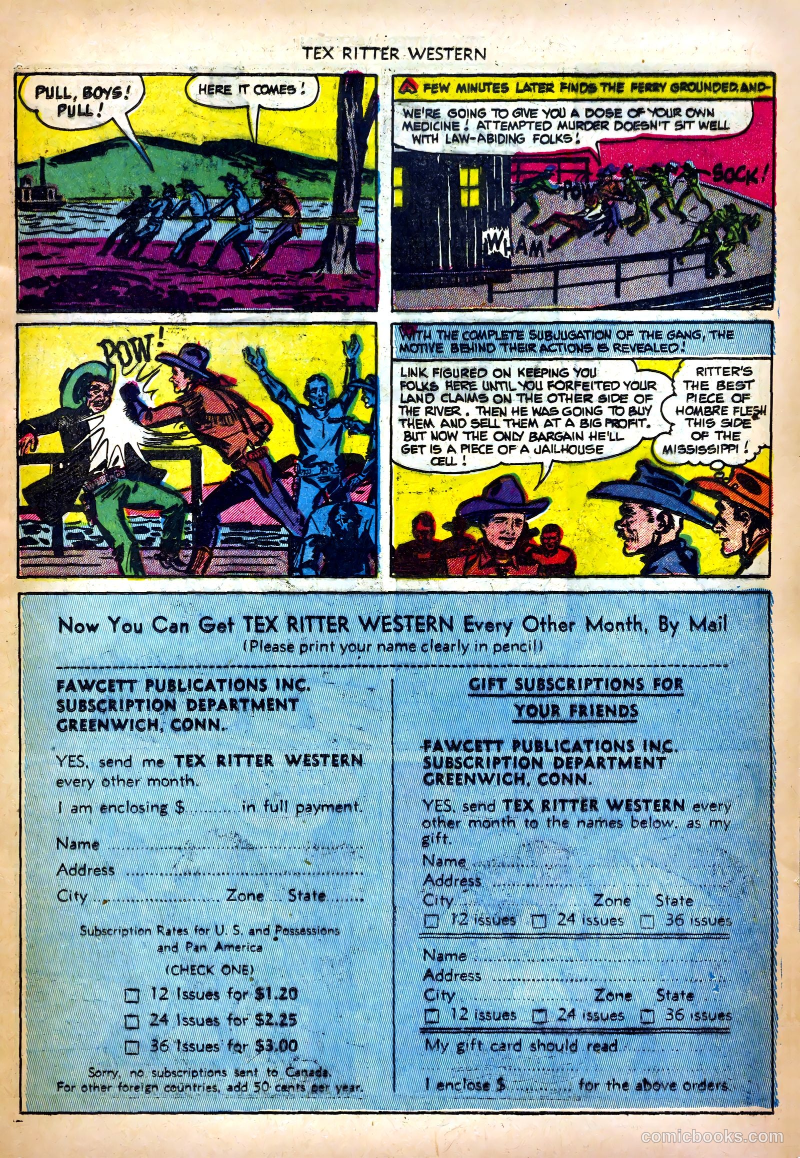Tex Ritter Western #11 (1952) — page 9 of 36