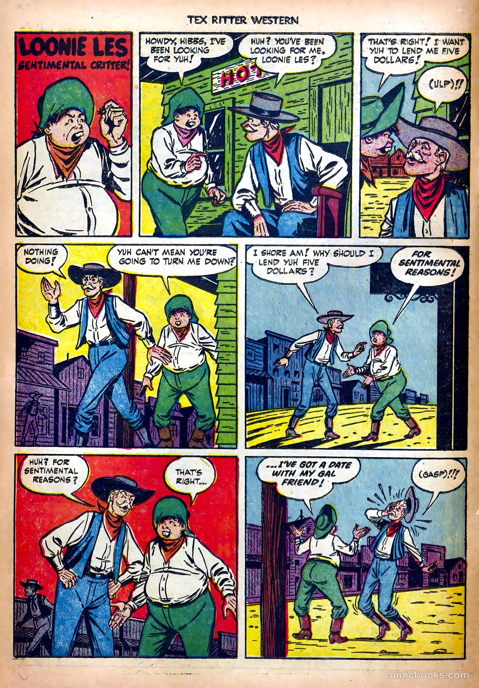 Tex Ritter Western #11 (1952) — page 10 of 36