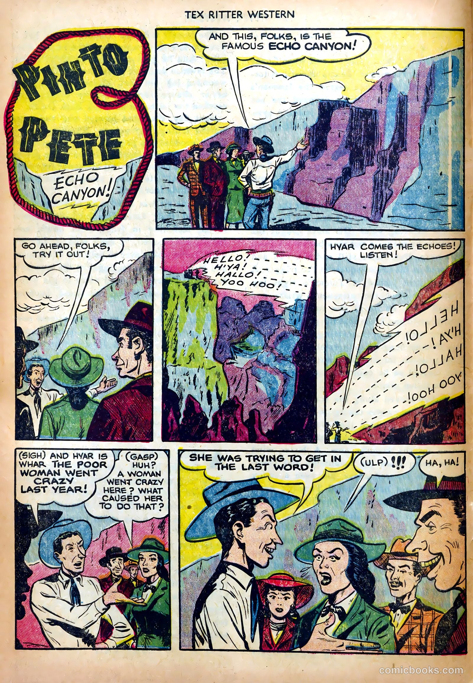 Tex Ritter Western #11 (1952) — page 14 of 36
