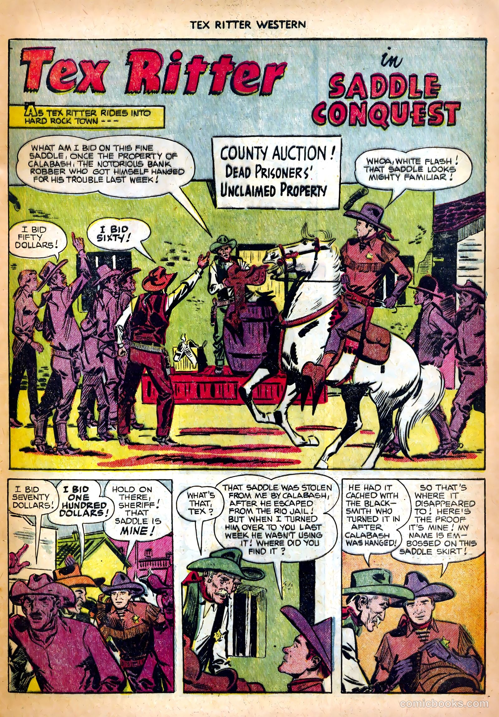 Tex Ritter Western #11 (1952) — page 15 of 36