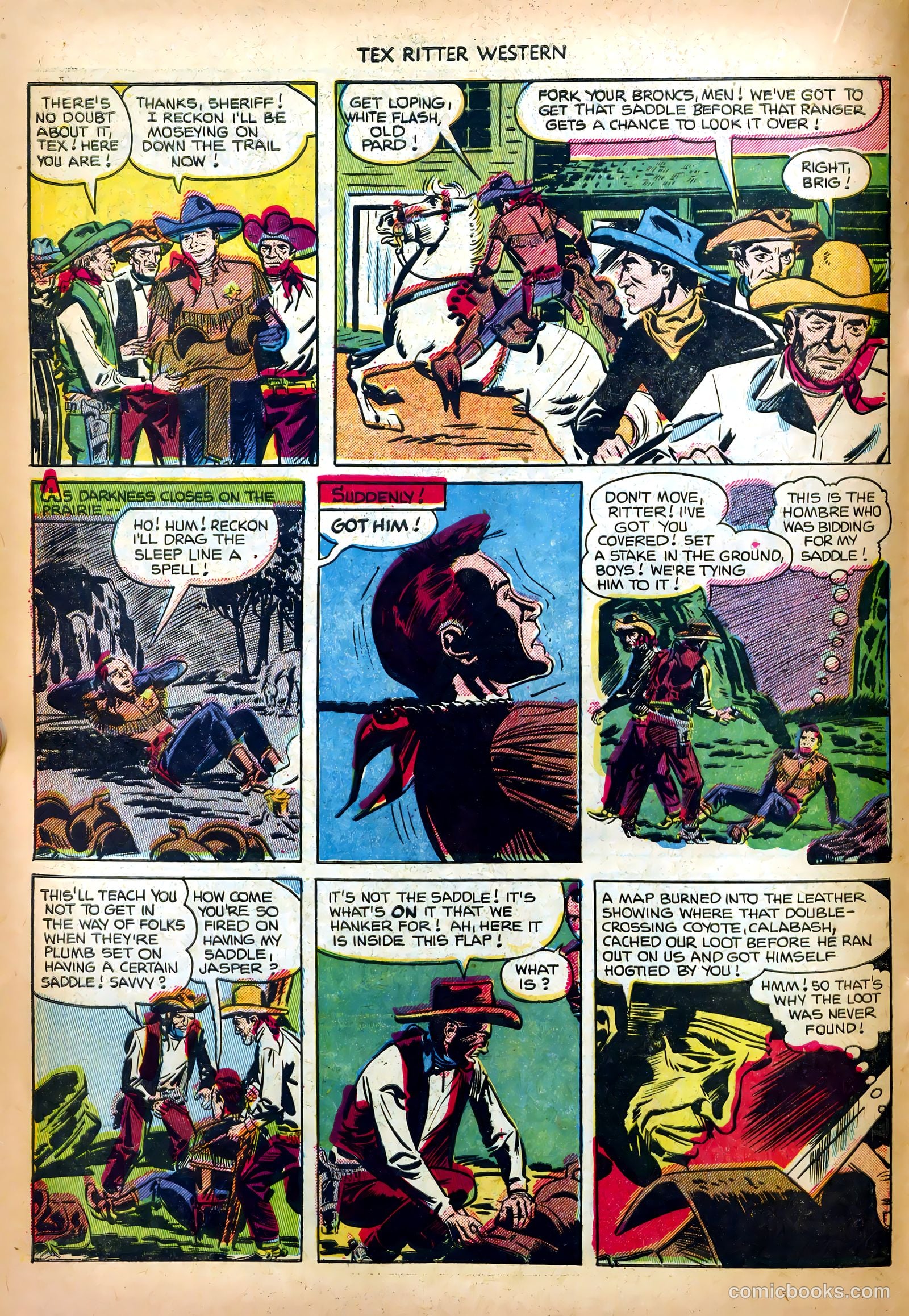 Tex Ritter Western #11 (1952) — page 16 of 36