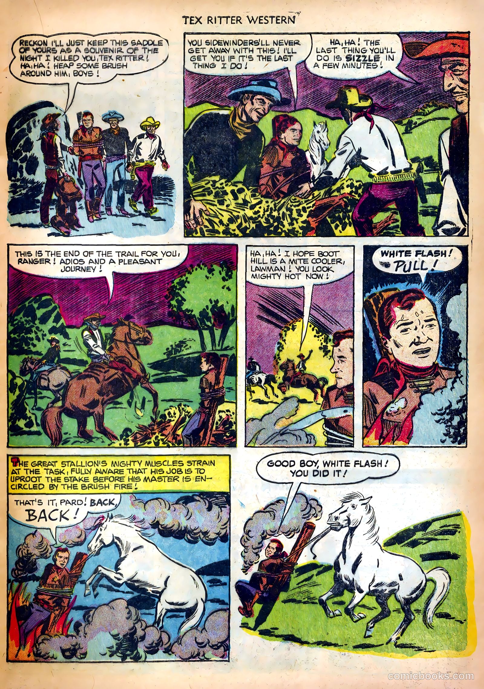 Tex Ritter Western #11 (1952) — page 17 of 36