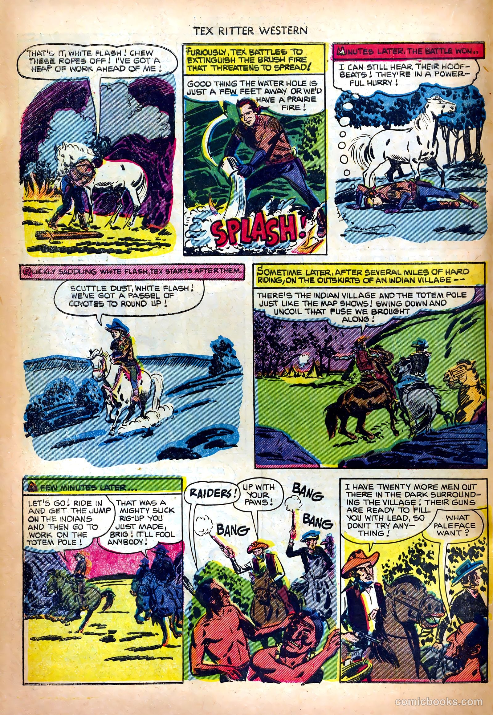 Tex Ritter Western #11 (1952) — page 18 of 36