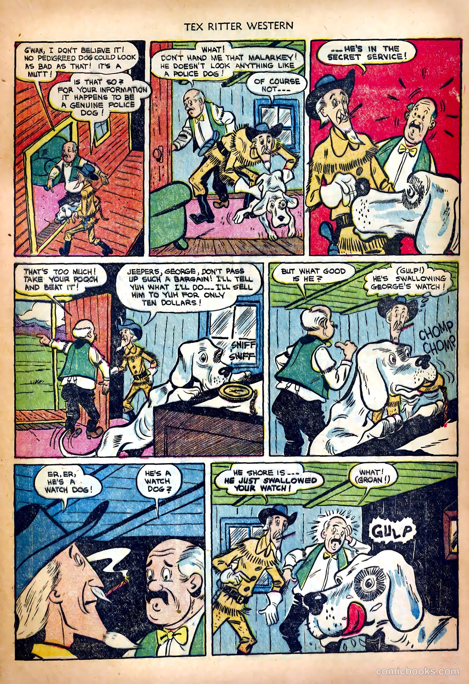 Tex Ritter Western #11 (1952) — page 23 of 36