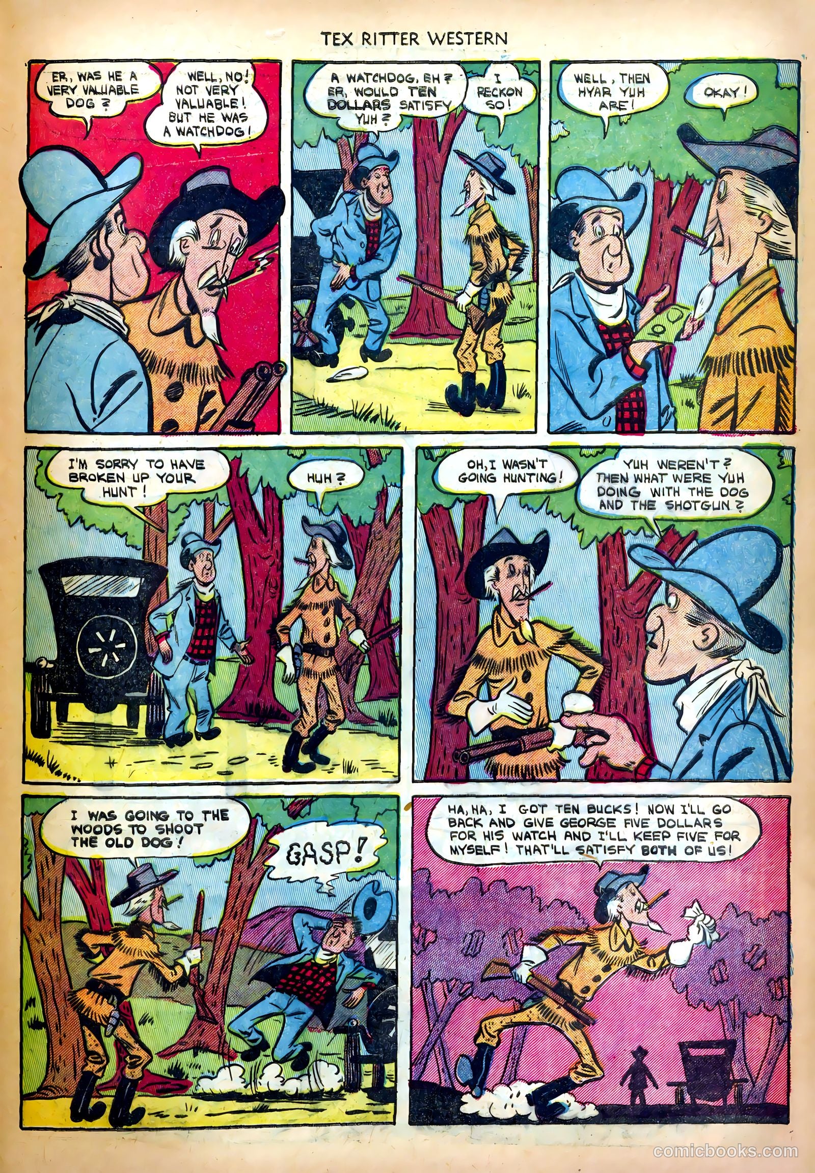 Tex Ritter Western #11 (1952) — page 25 of 36