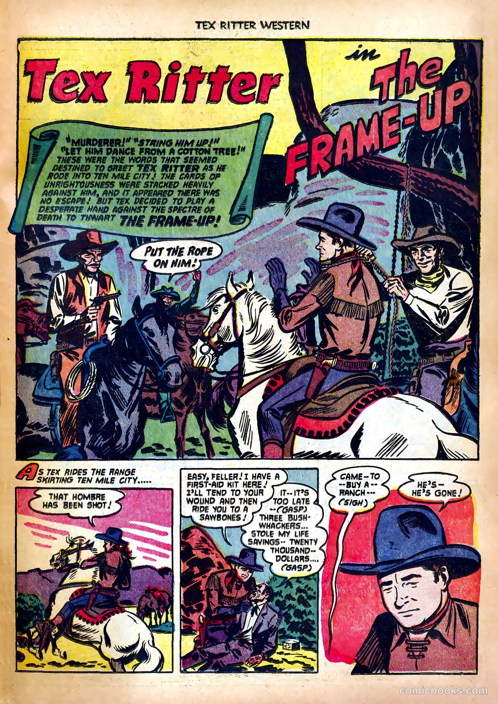 Tex Ritter Western #11 (1952) — page 27 of 36