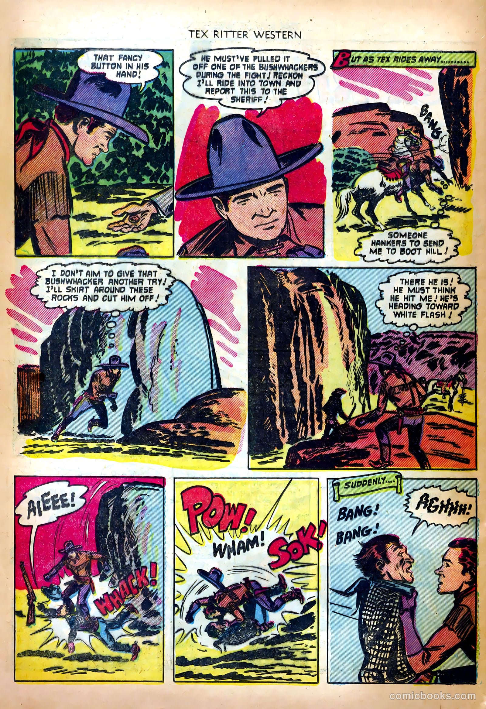 Tex Ritter Western #11 (1952) — page 28 of 36