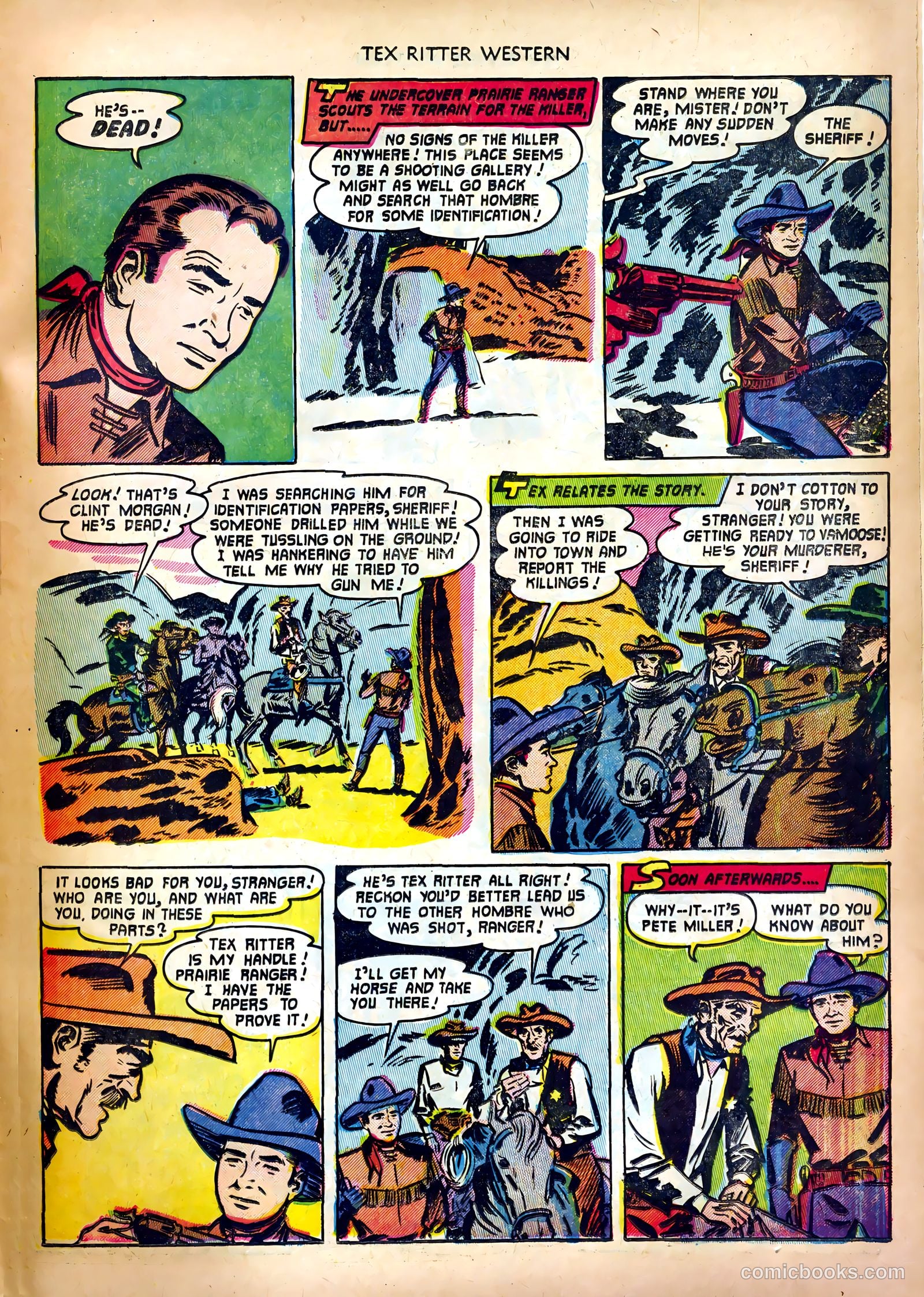 Tex Ritter Western #11 (1952) — page 29 of 36