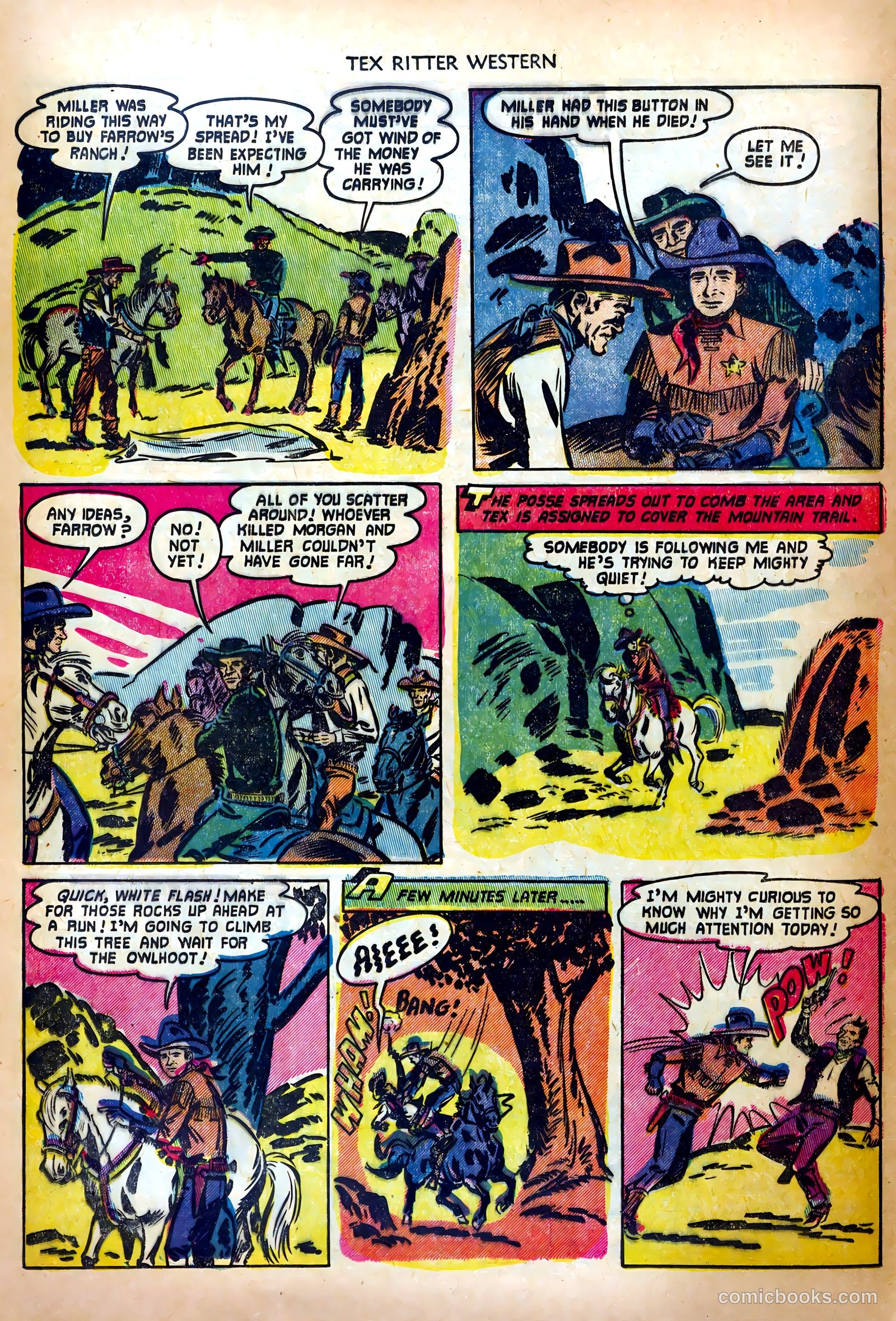 Tex Ritter Western #11 (1952) — page 30 of 36