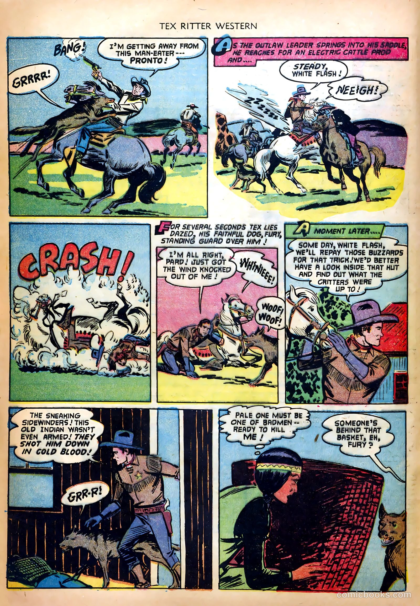 Tex Ritter Western #12 (1952) — page 4 of 36
