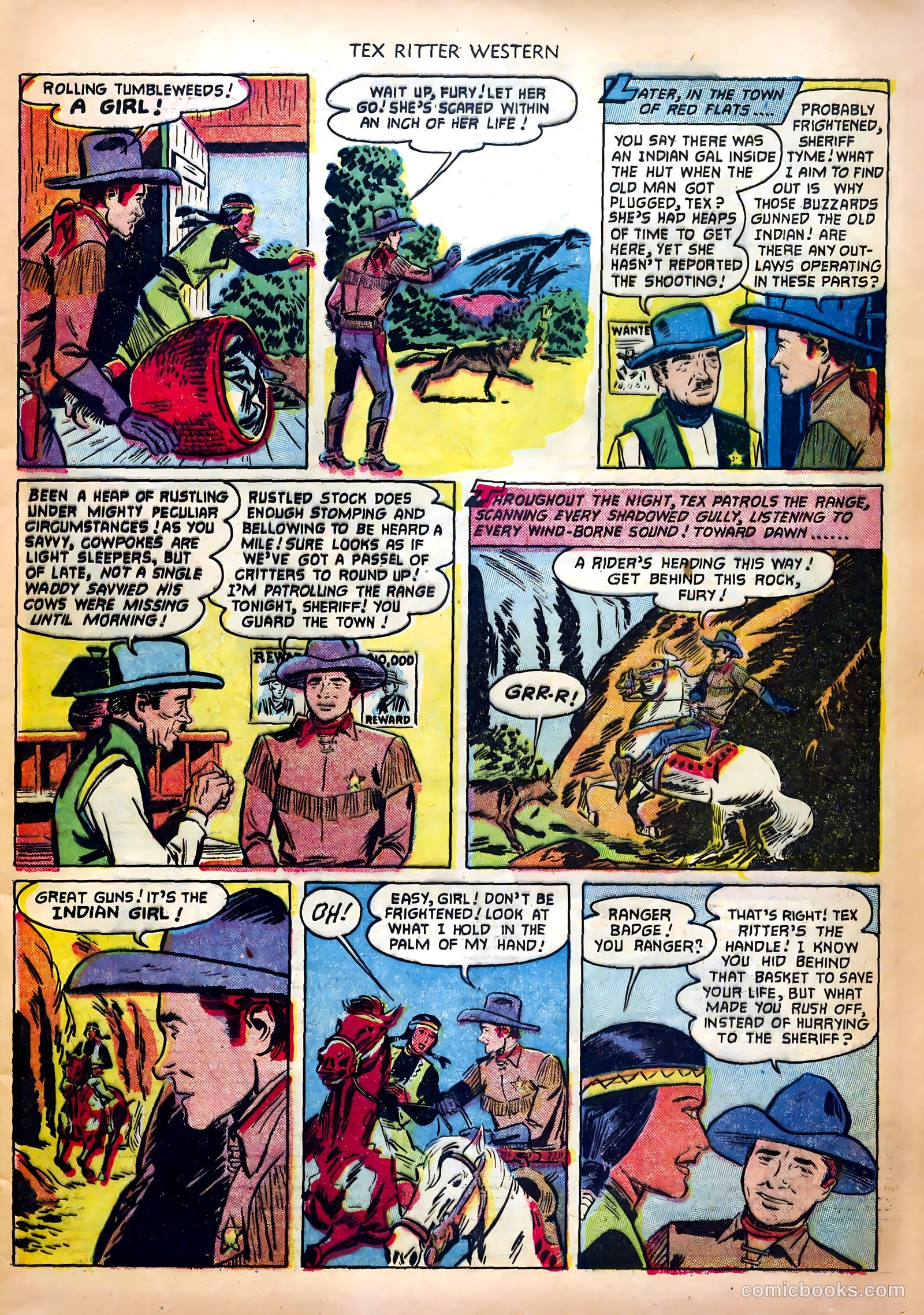 Tex Ritter Western #12 (1952) — page 5 of 36