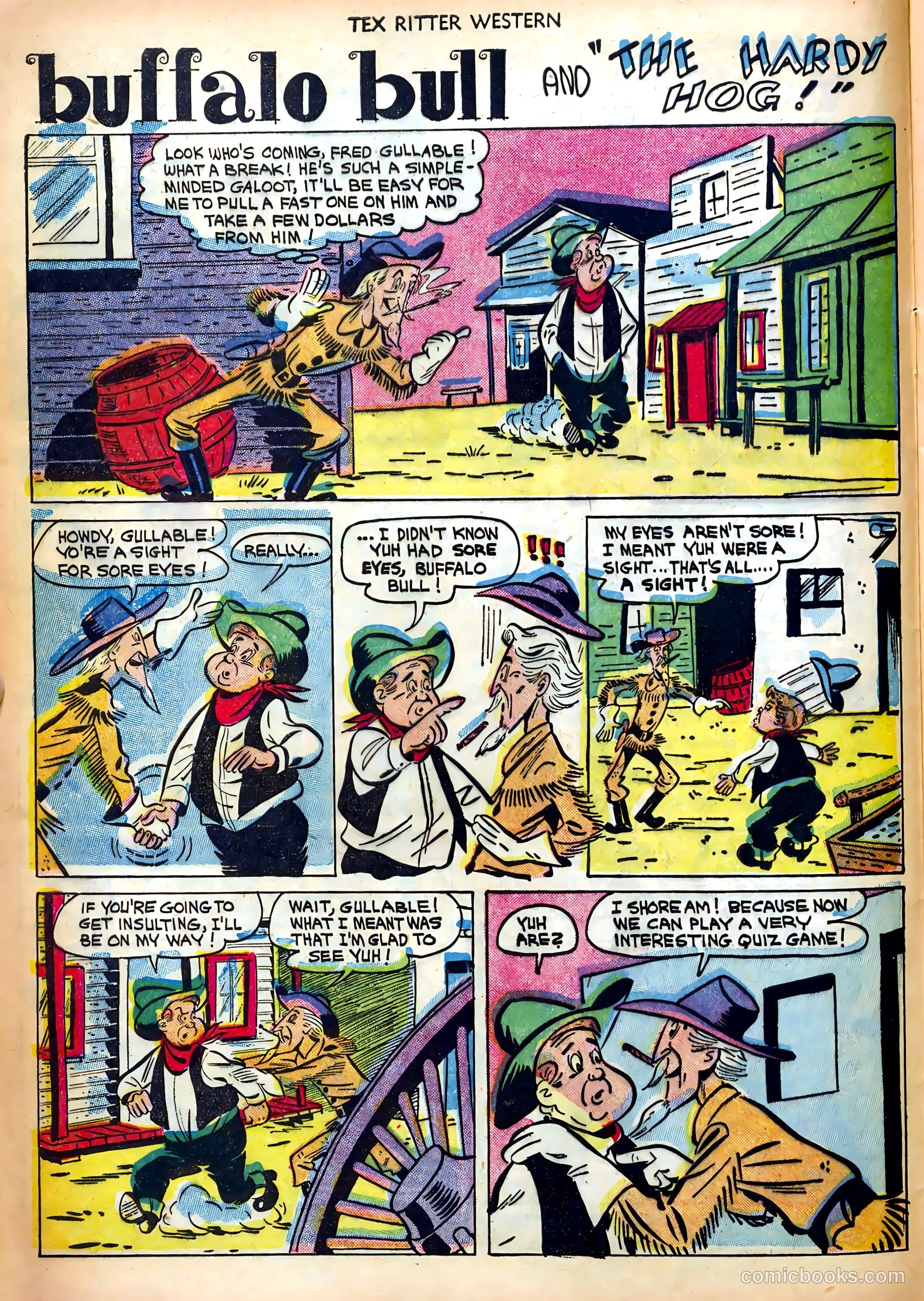 Tex Ritter Western #12 (1952) — page 12 of 36