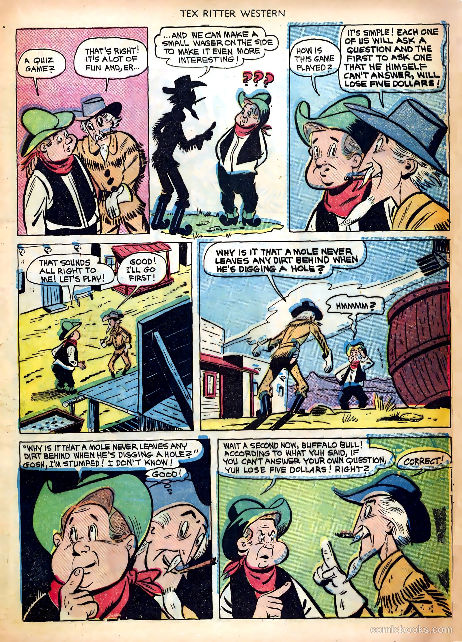 Tex Ritter Western #12 (1952) — page 13 of 36
