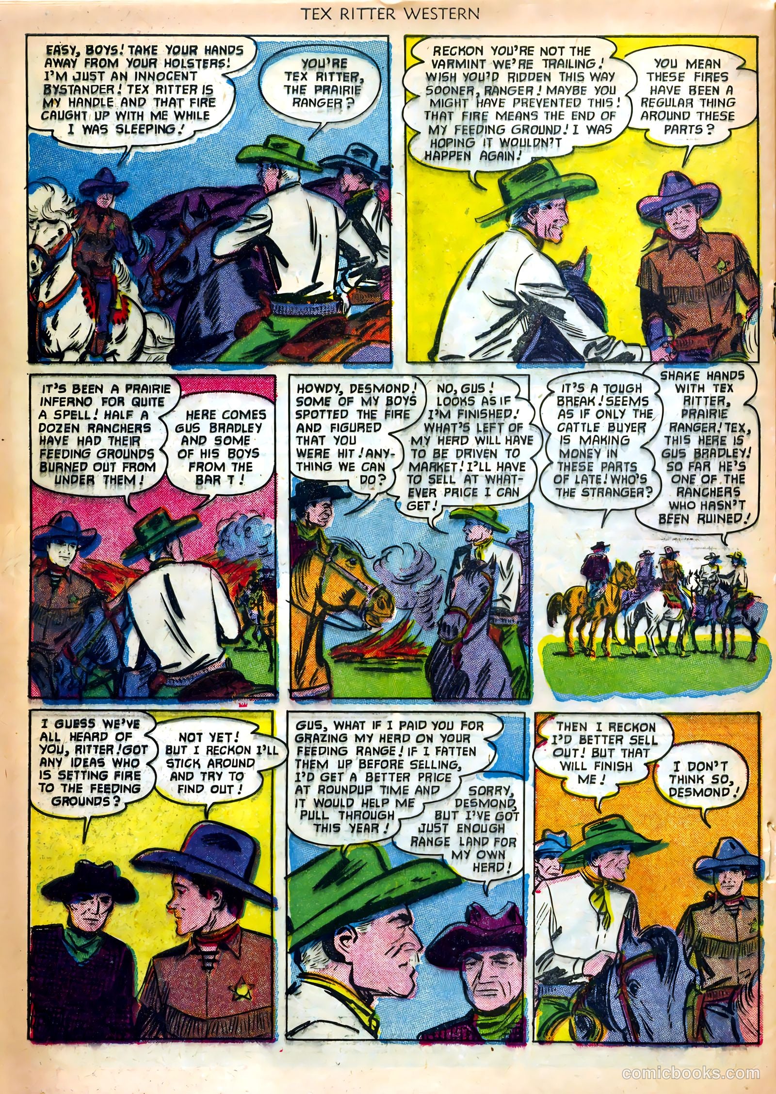 Tex Ritter Western #12 (1952) — page 20 of 36
