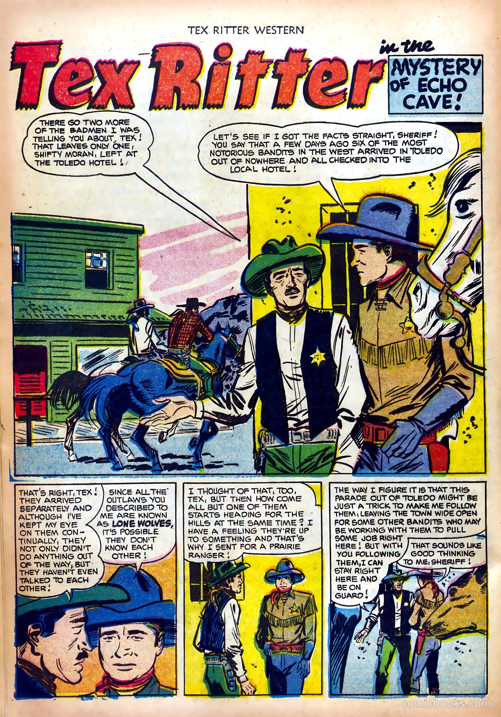 Tex Ritter Western #12 (1952) — page 28 of 36