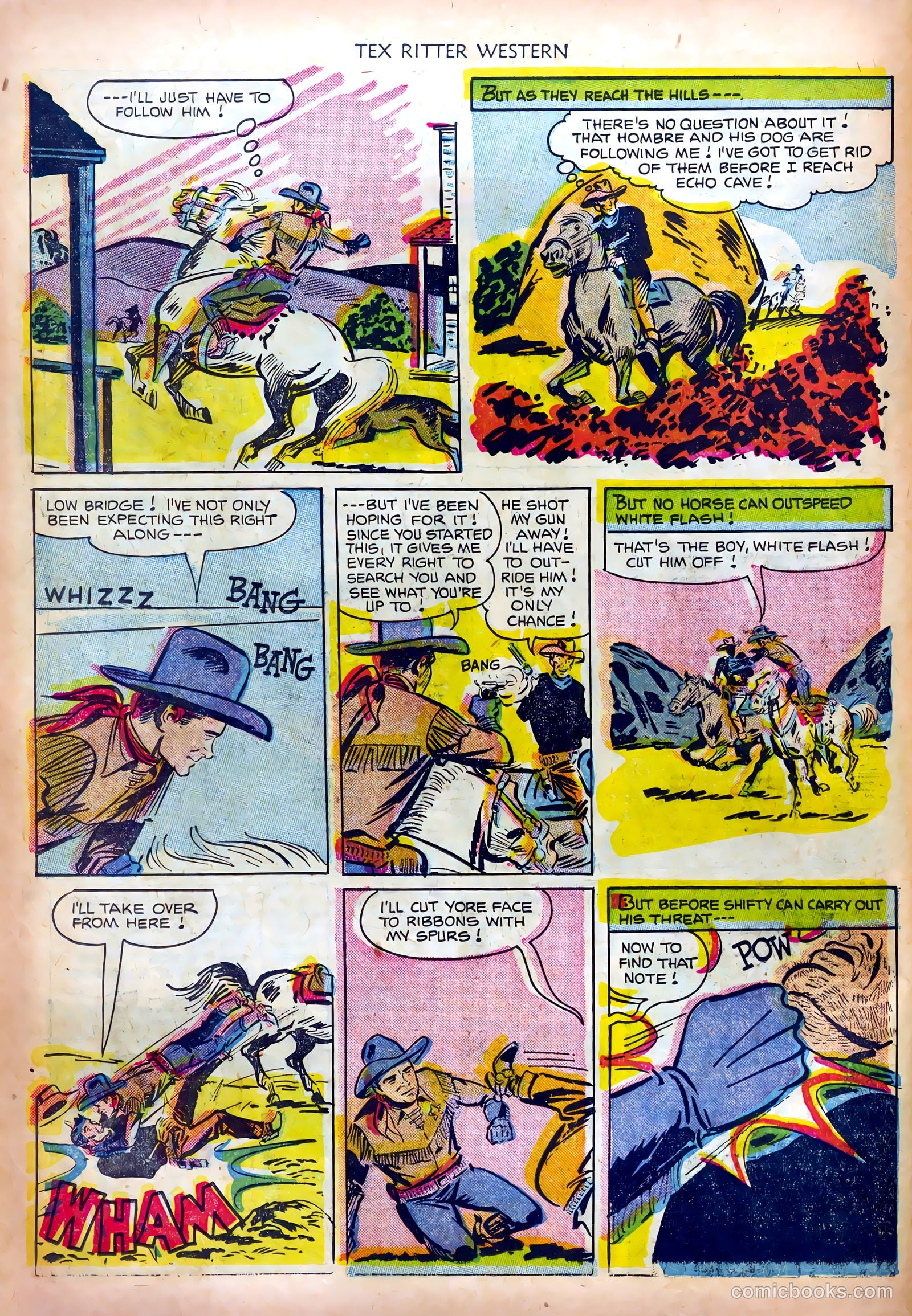 Tex Ritter Western #12 (1952) — page 30 of 36