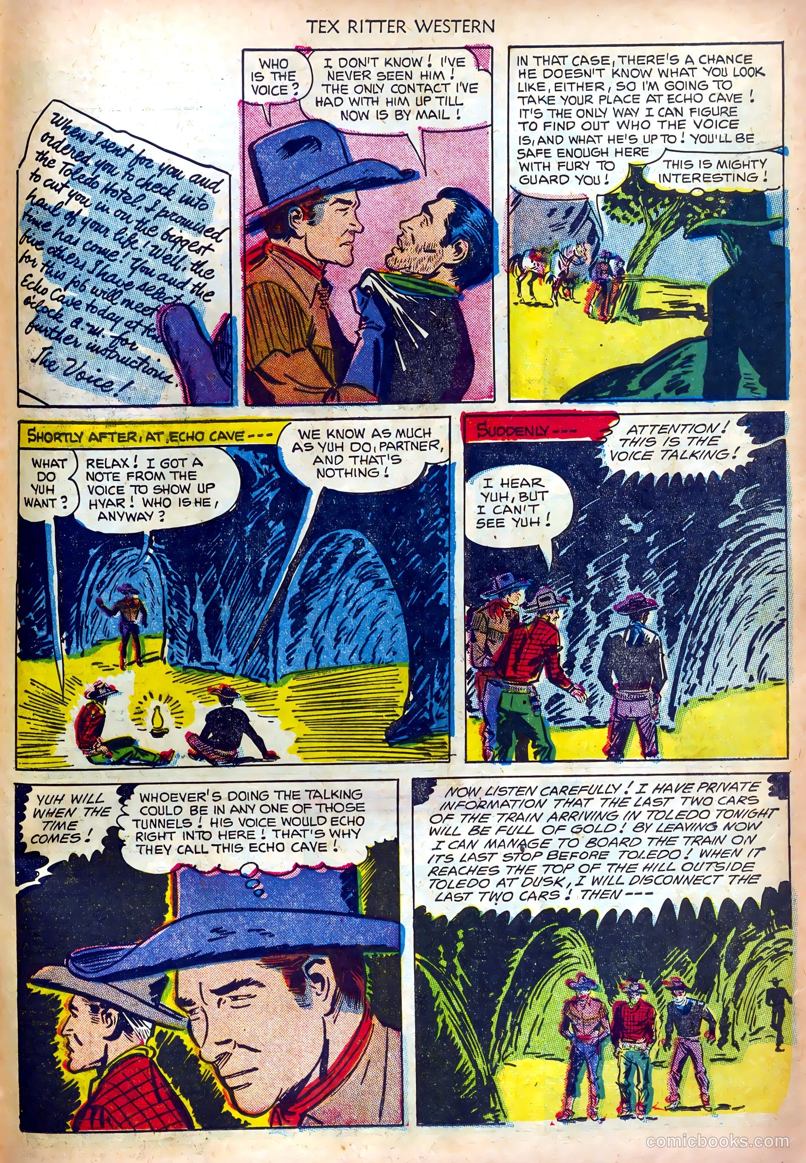 Tex Ritter Western #12 (1952) — page 31 of 36
