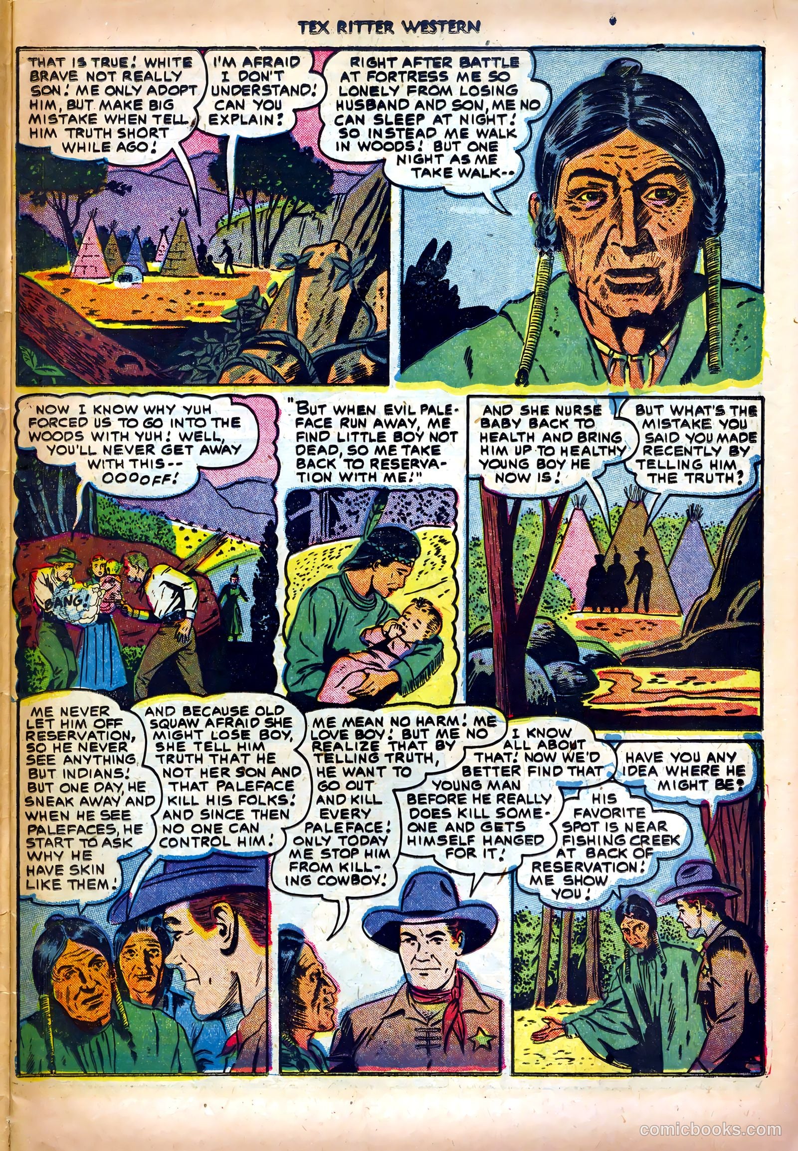 Tex Ritter Western #13 (1952) — page 7 of 36