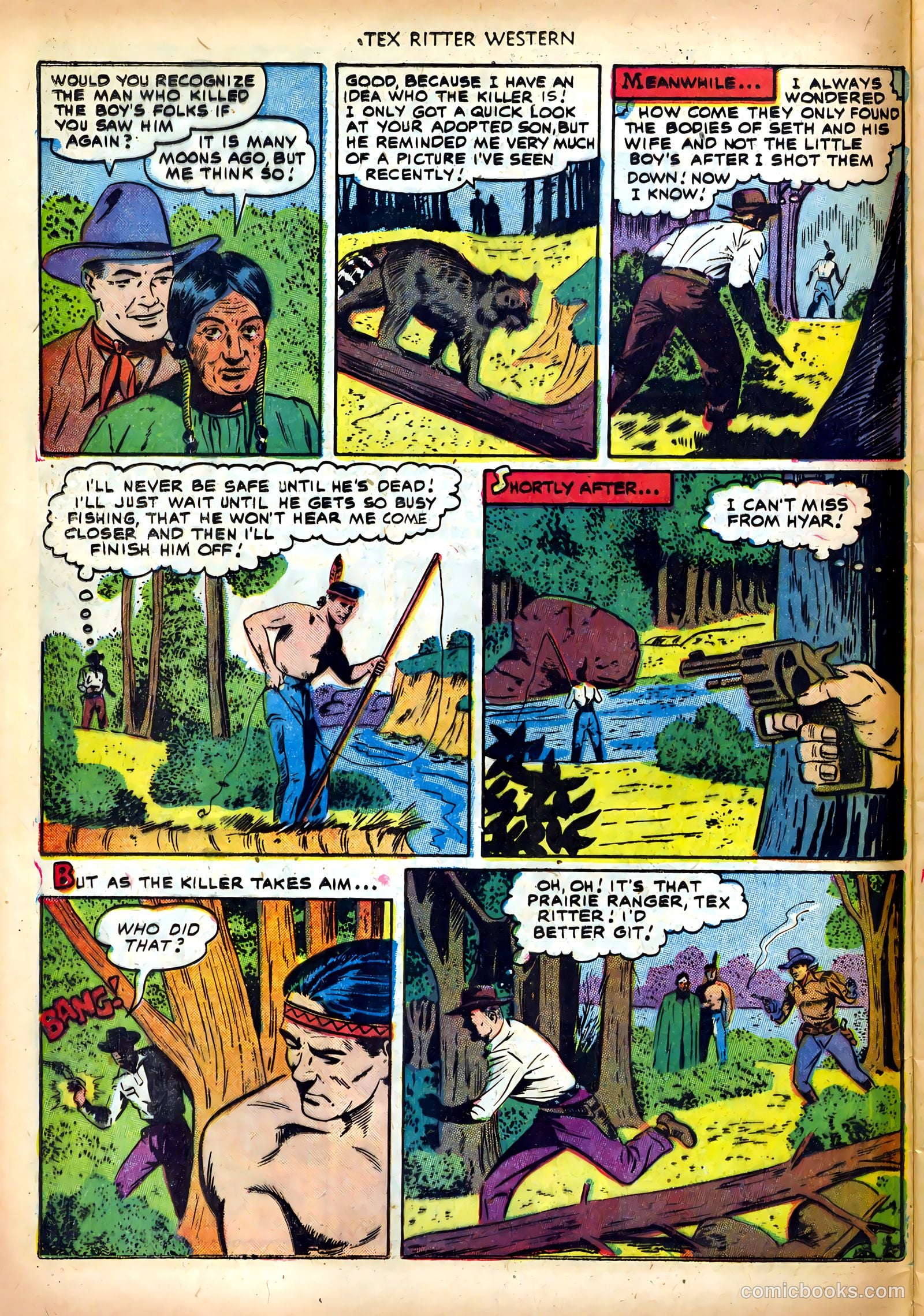 Tex Ritter Western #13 (1952) — page 8 of 36