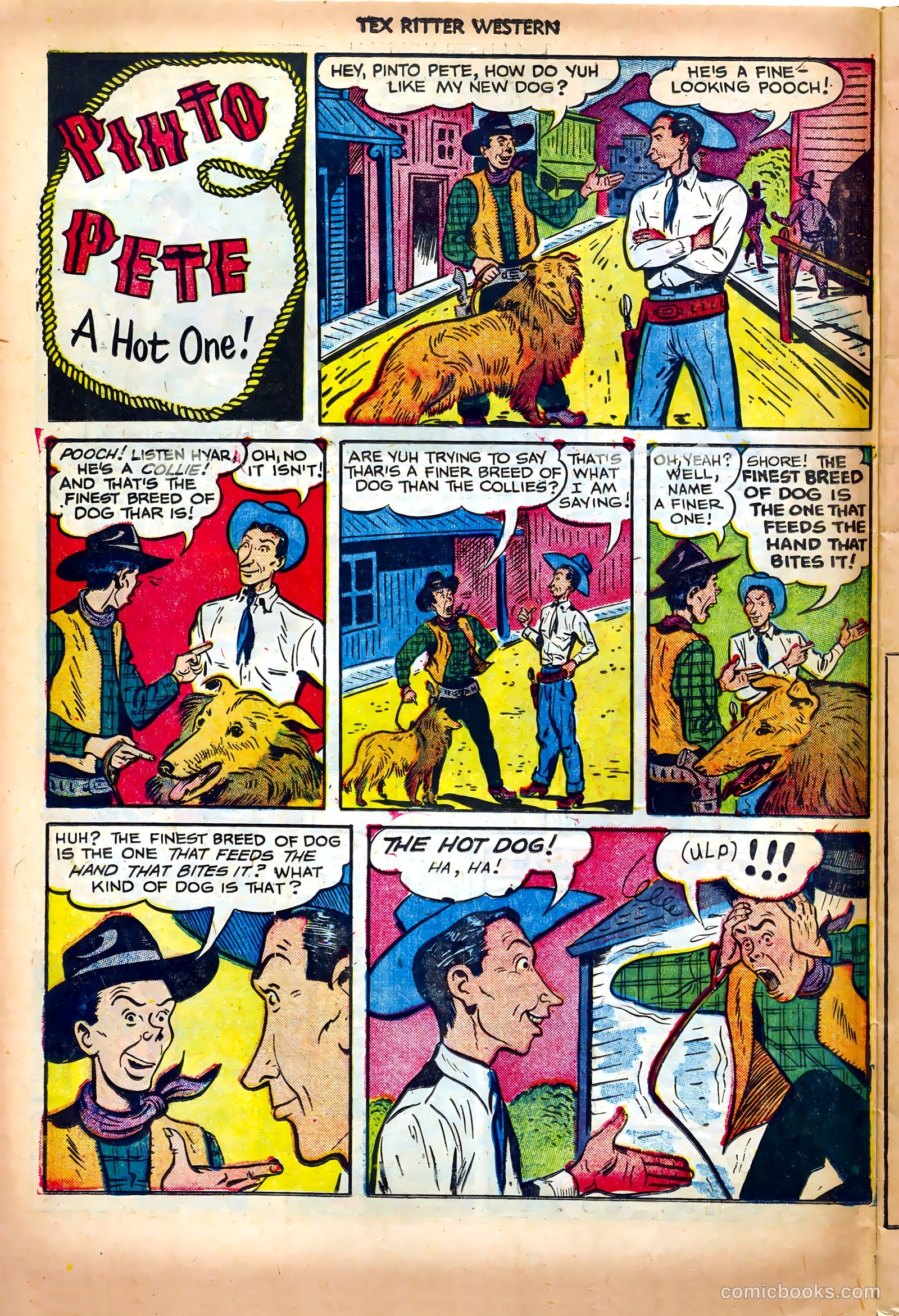 Tex Ritter Western #13 (1952) — page 10 of 36