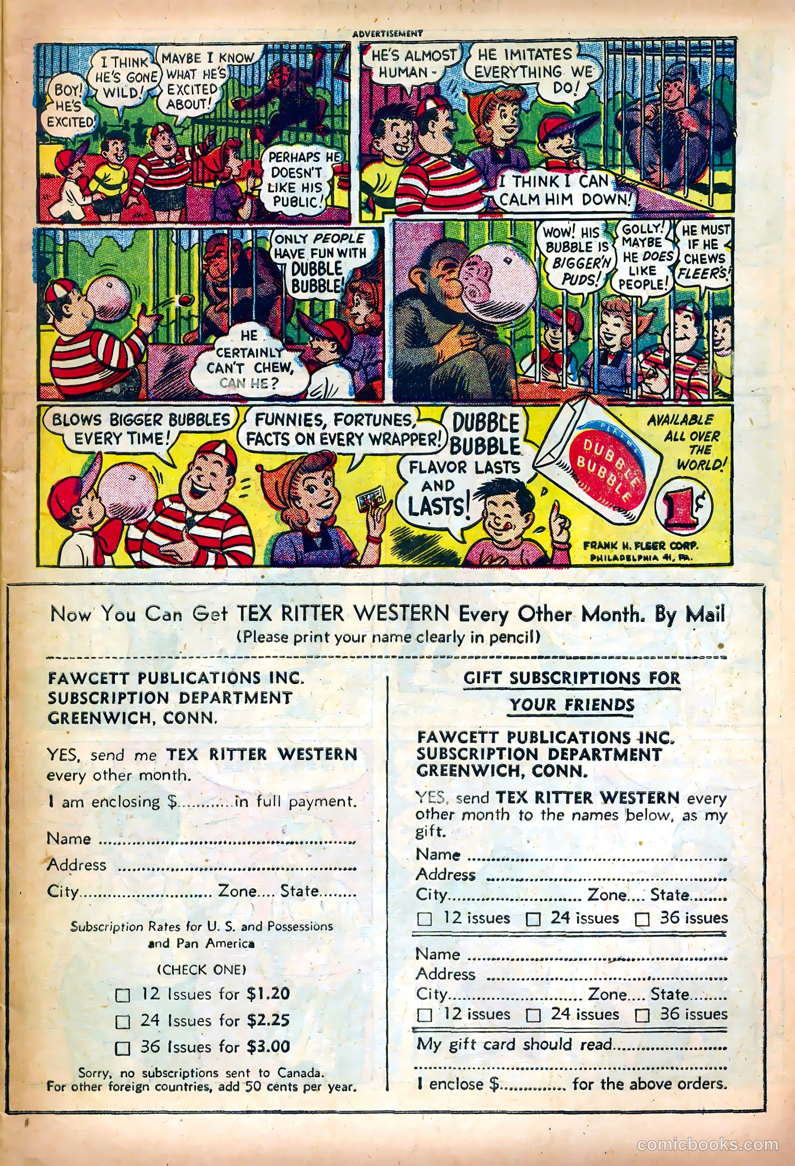 Tex Ritter Western #13 (1952) — page 11 of 36