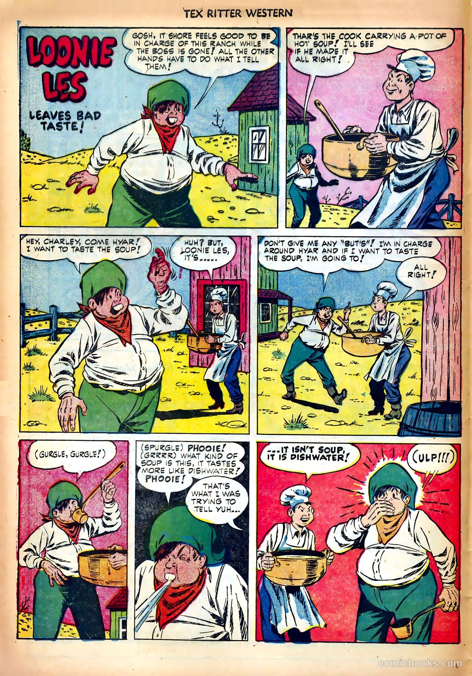 Tex Ritter Western #13 (1952) — page 12 of 36