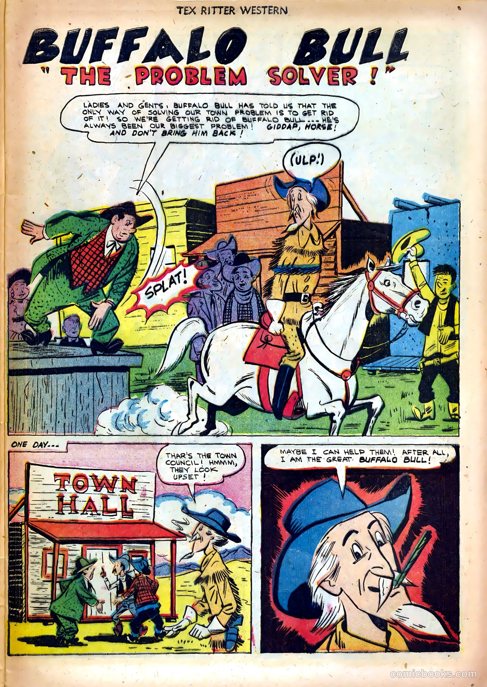 Tex Ritter Western #13 (1952) — page 13 of 36