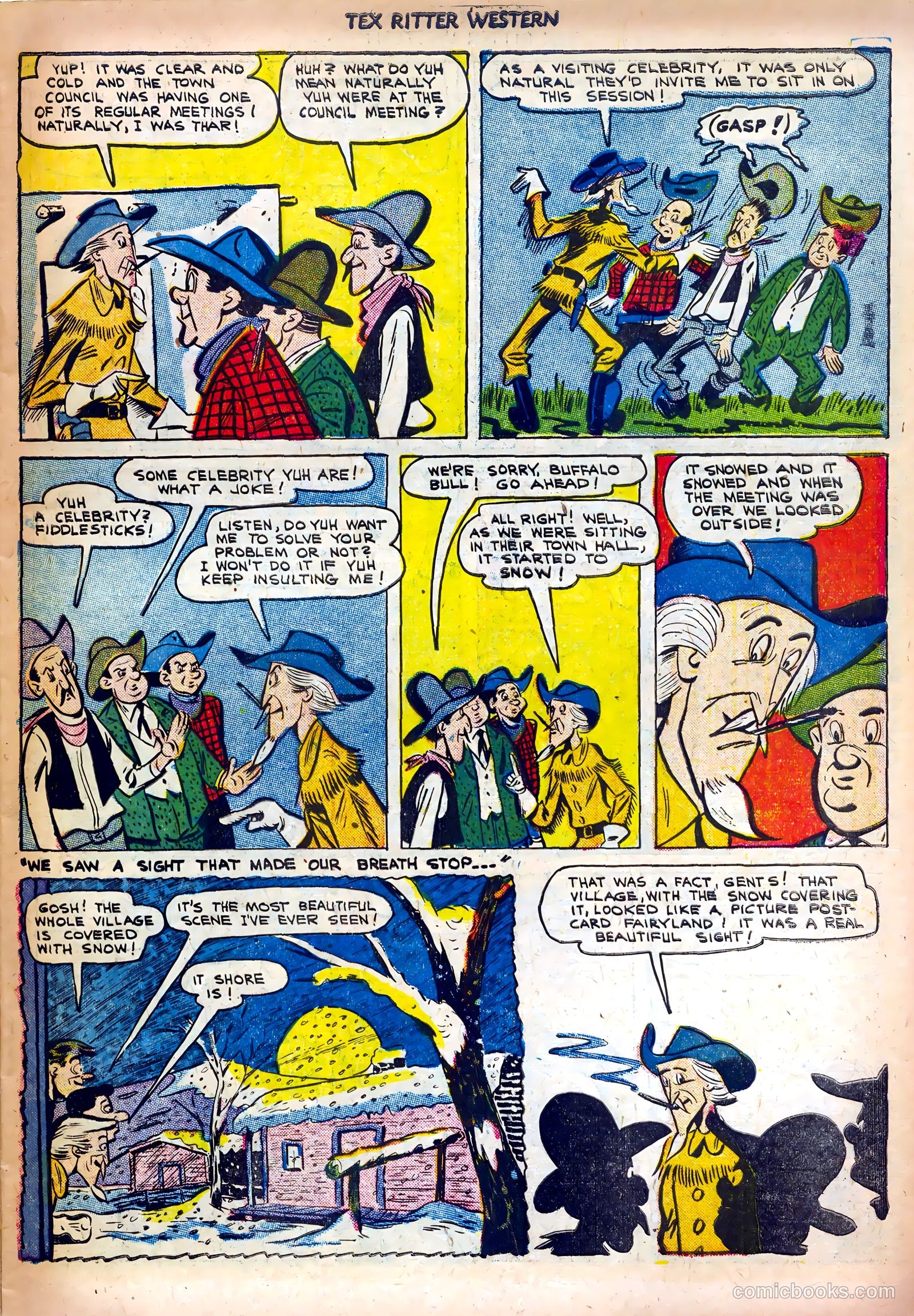 Tex Ritter Western #13 (1952) — page 15 of 36