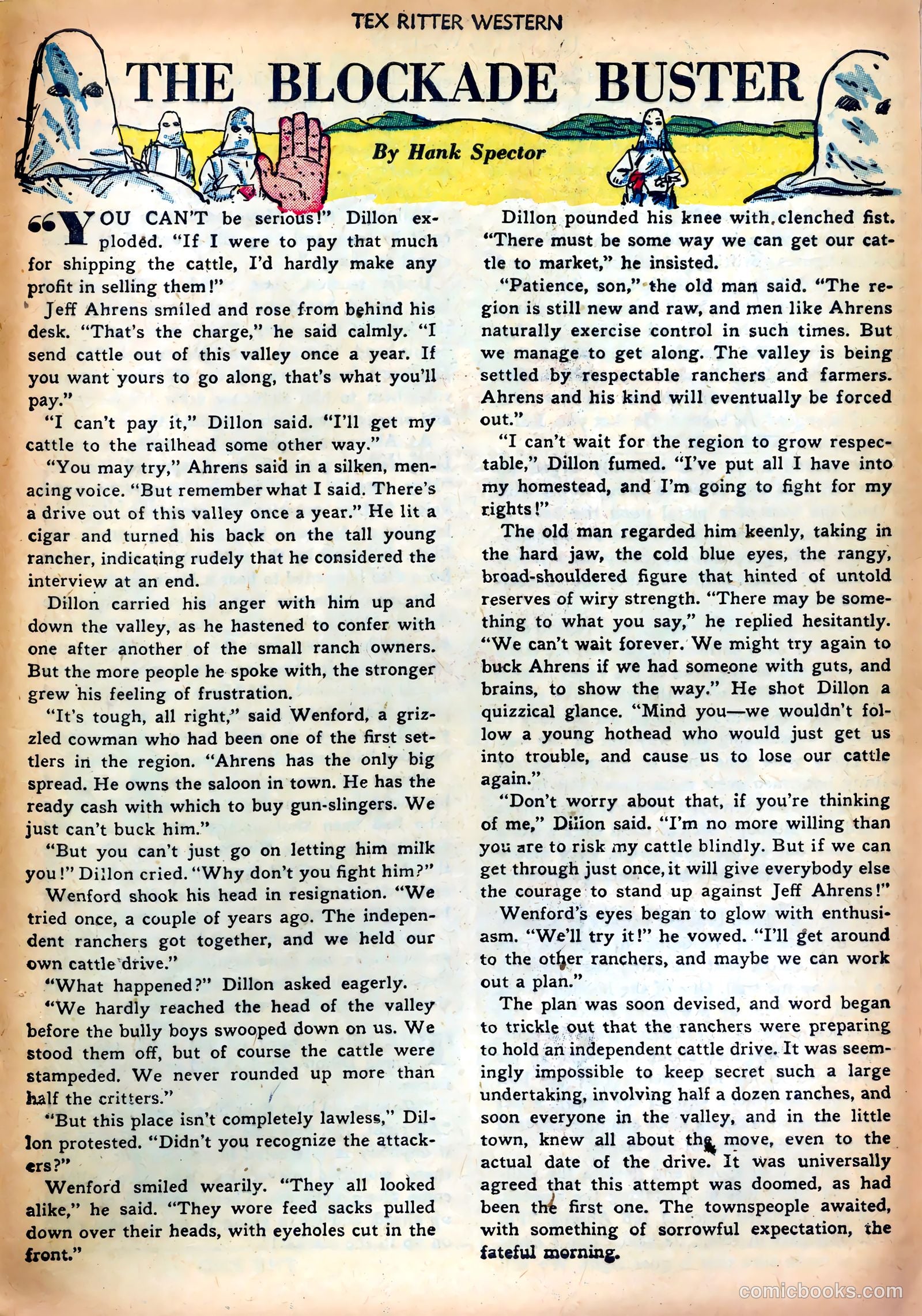 Tex Ritter Western #13 (1952) — page 25 of 36