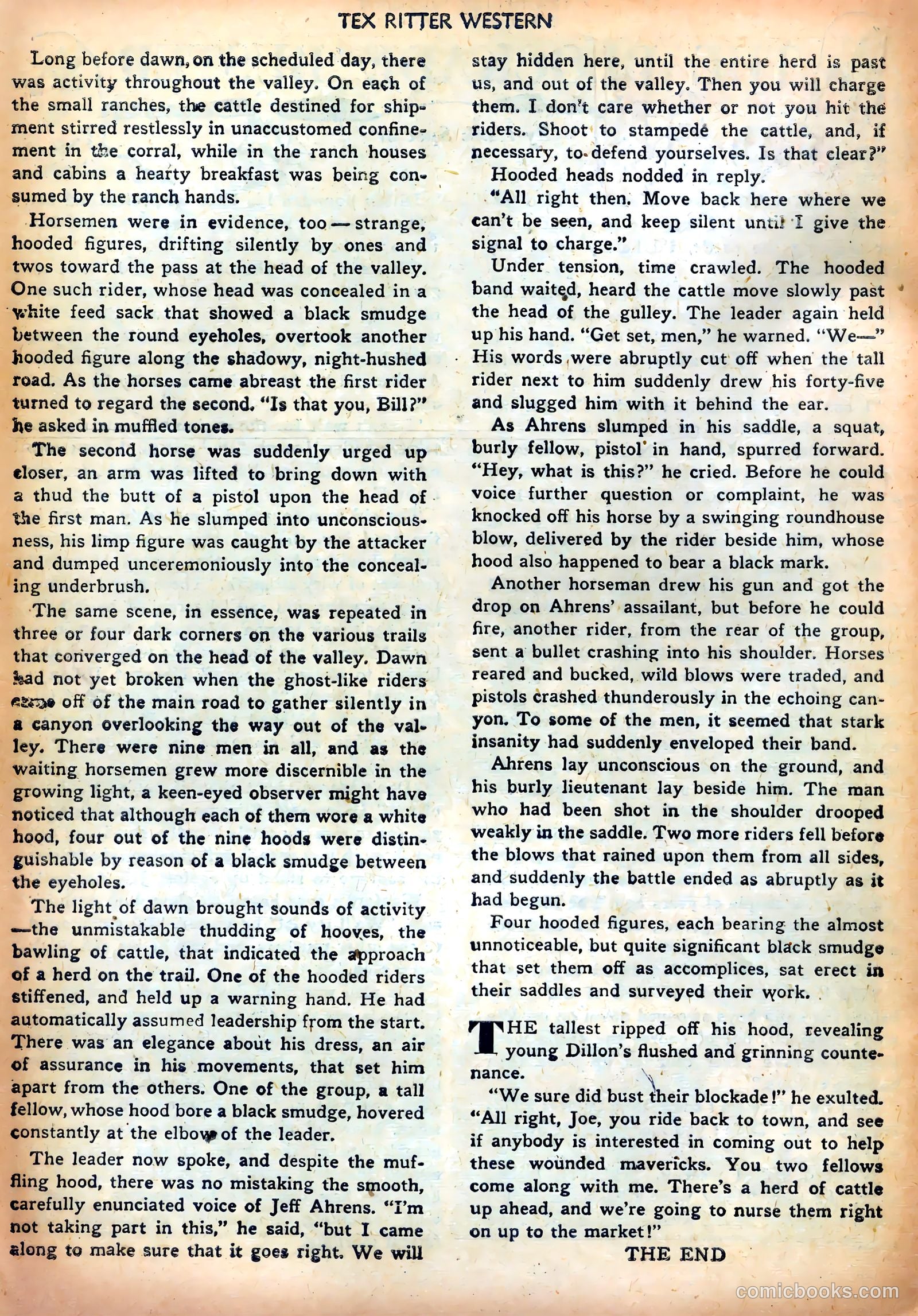 Tex Ritter Western #13 (1952) — page 26 of 36