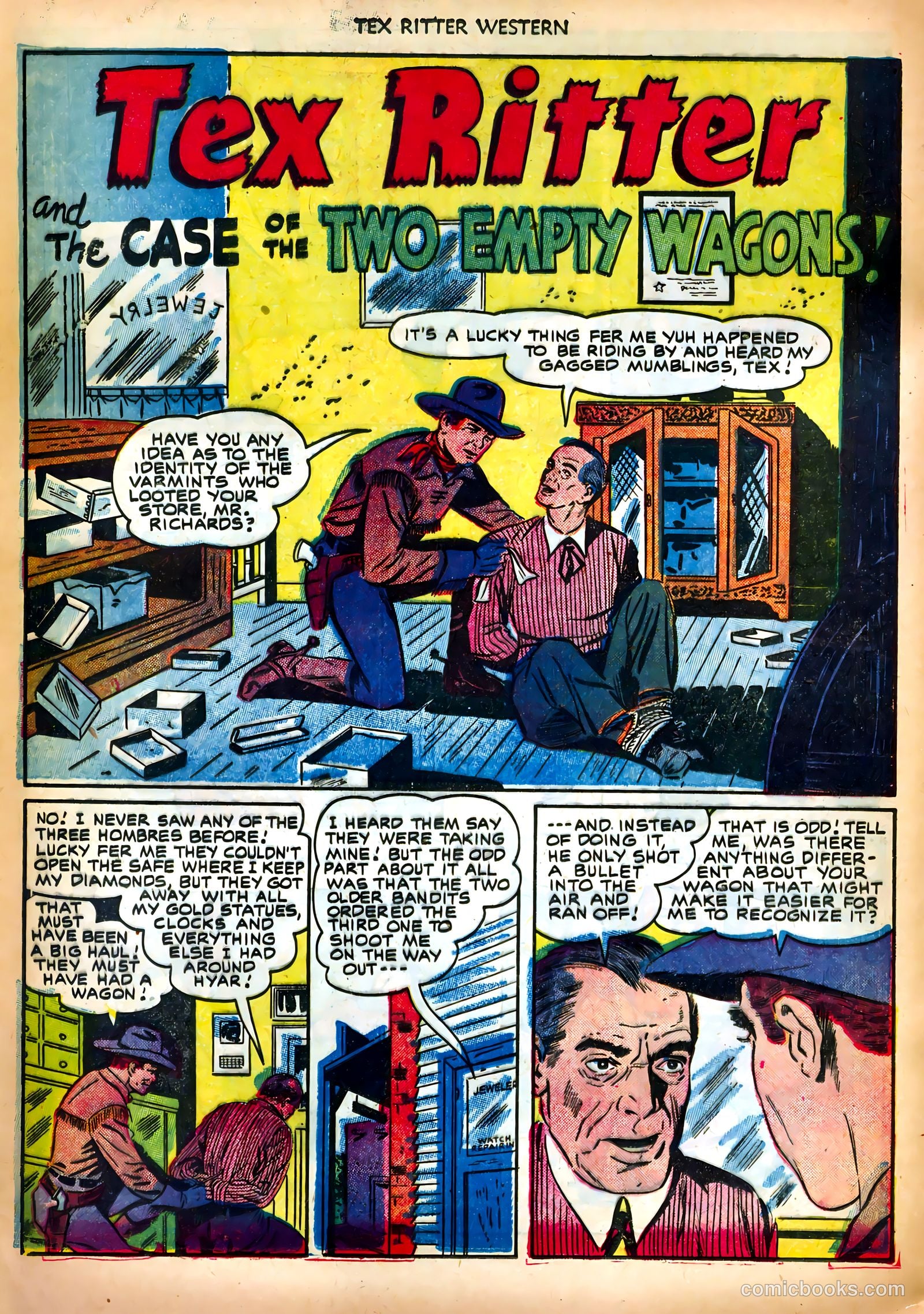 Tex Ritter Western #13 (1952) — page 28 of 36