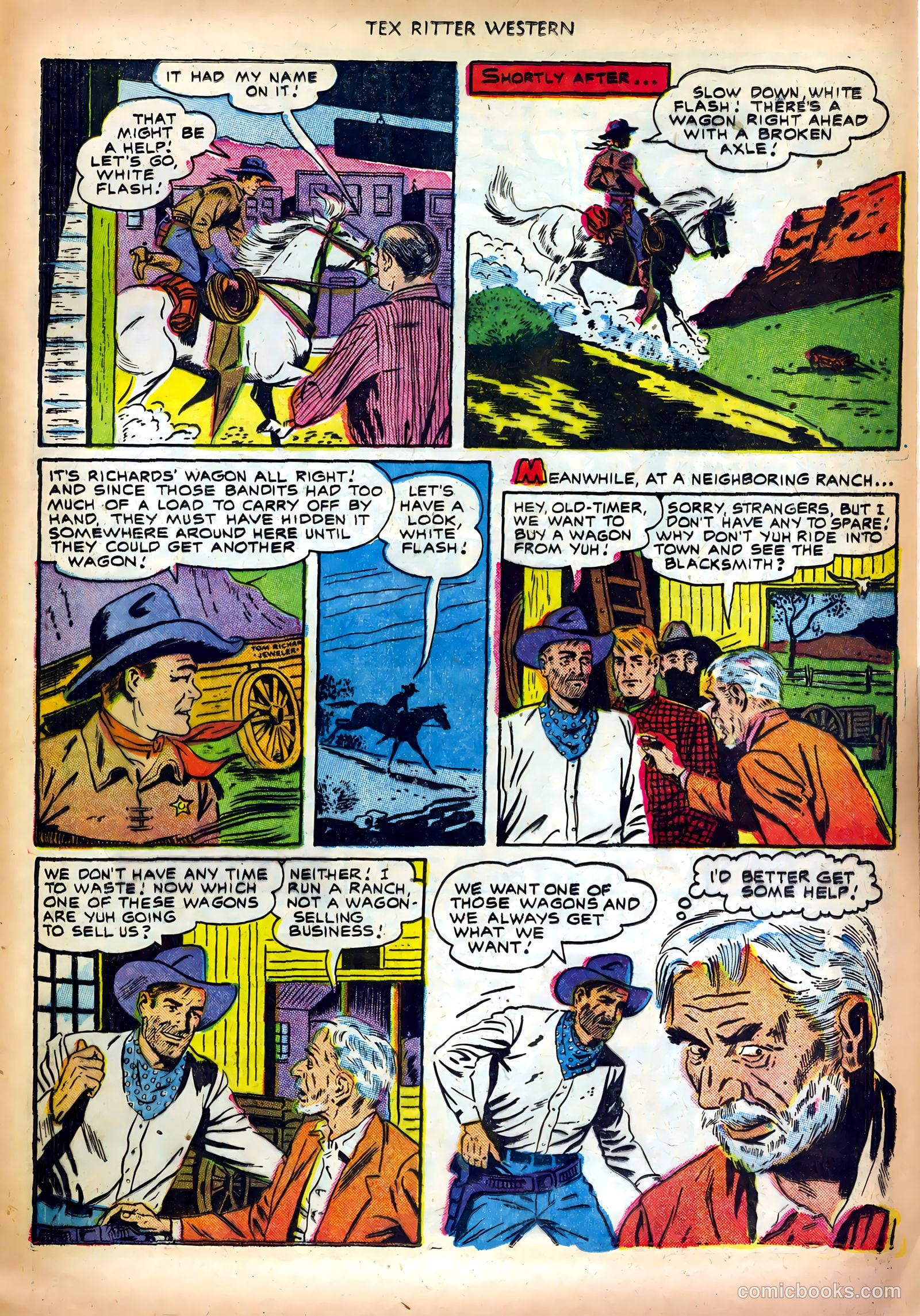 Tex Ritter Western #13 (1952) — page 29 of 36