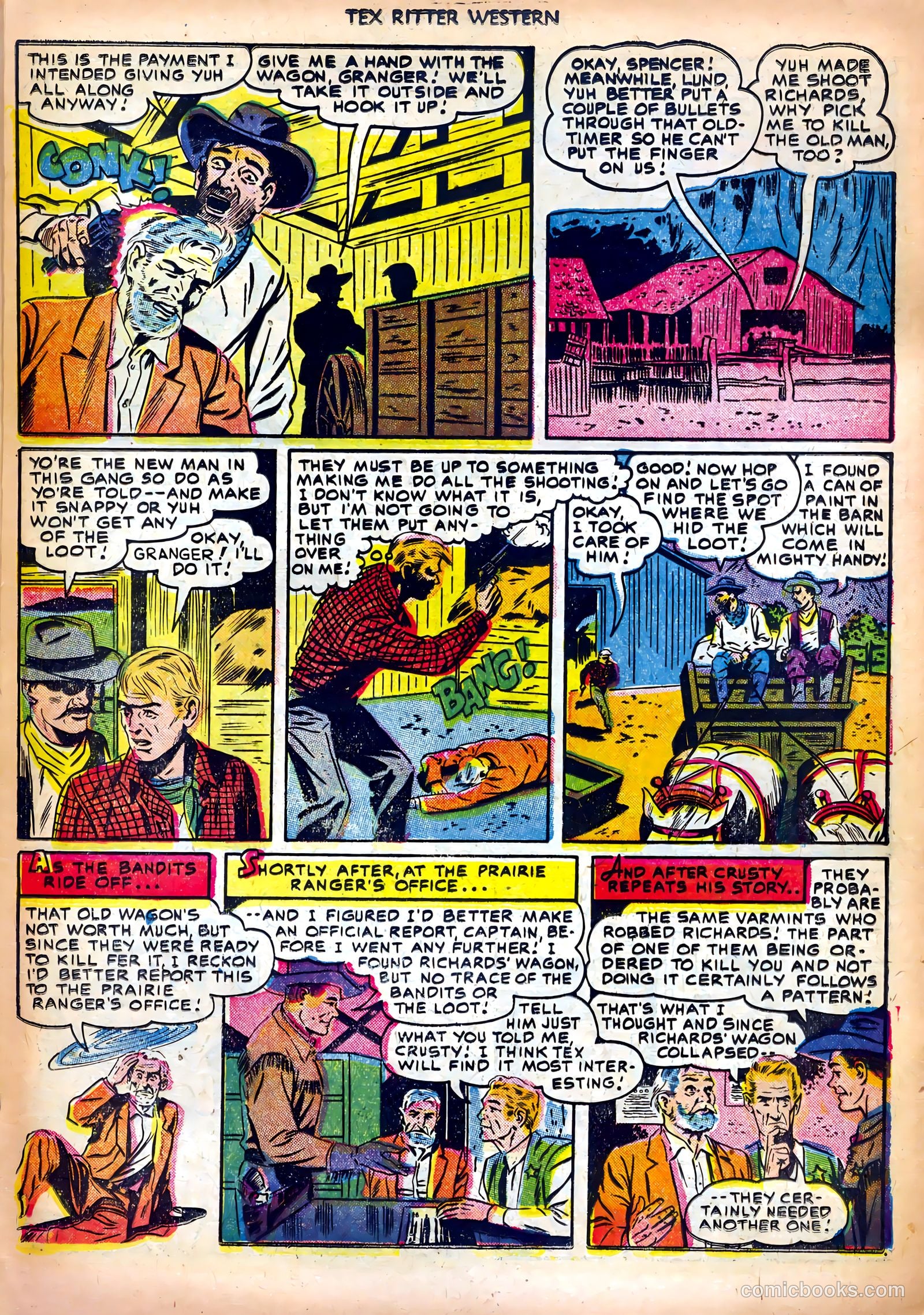 Tex Ritter Western #13 (1952) — page 30 of 36